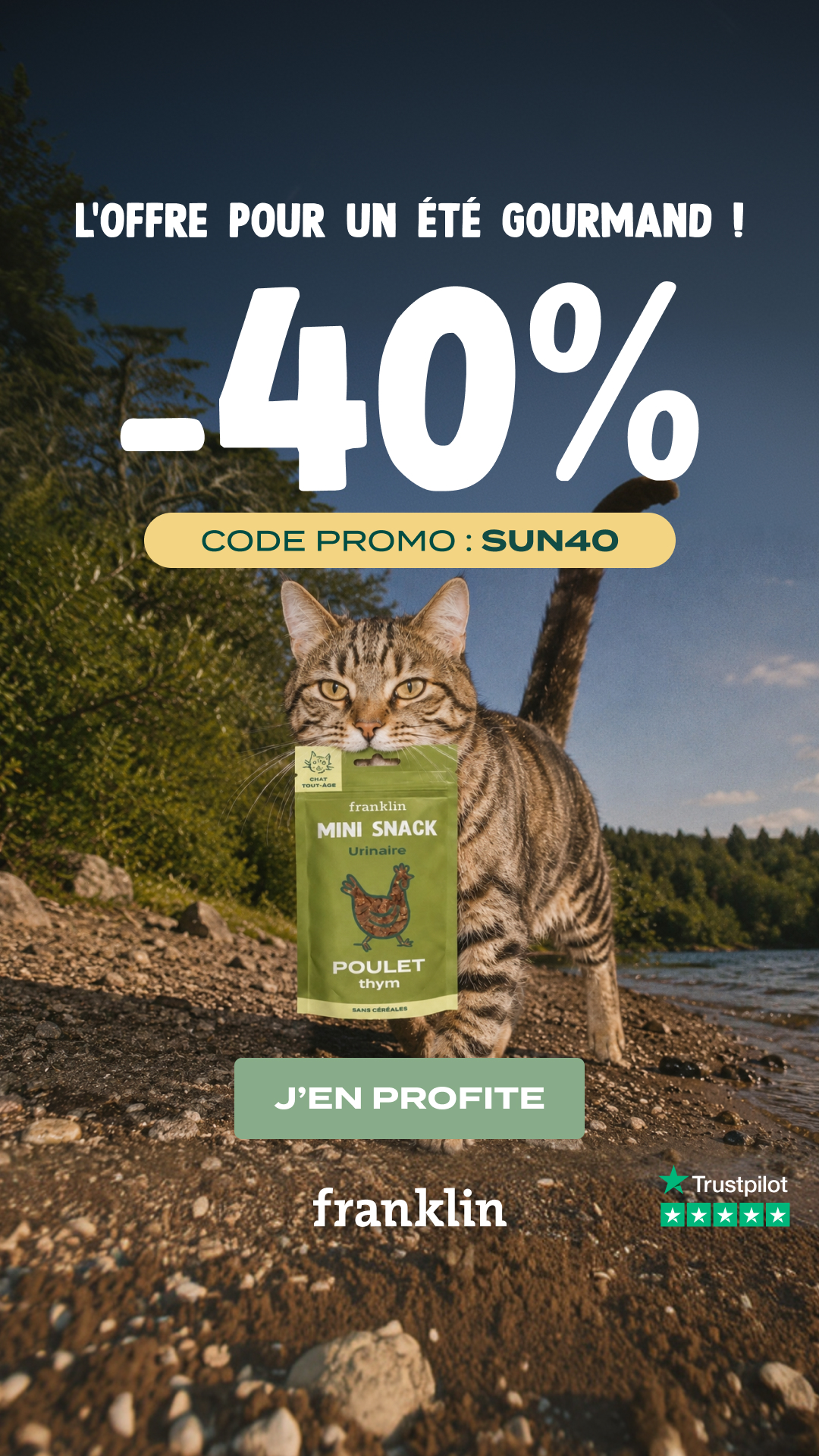 Franklin Pet Food Facebook ad