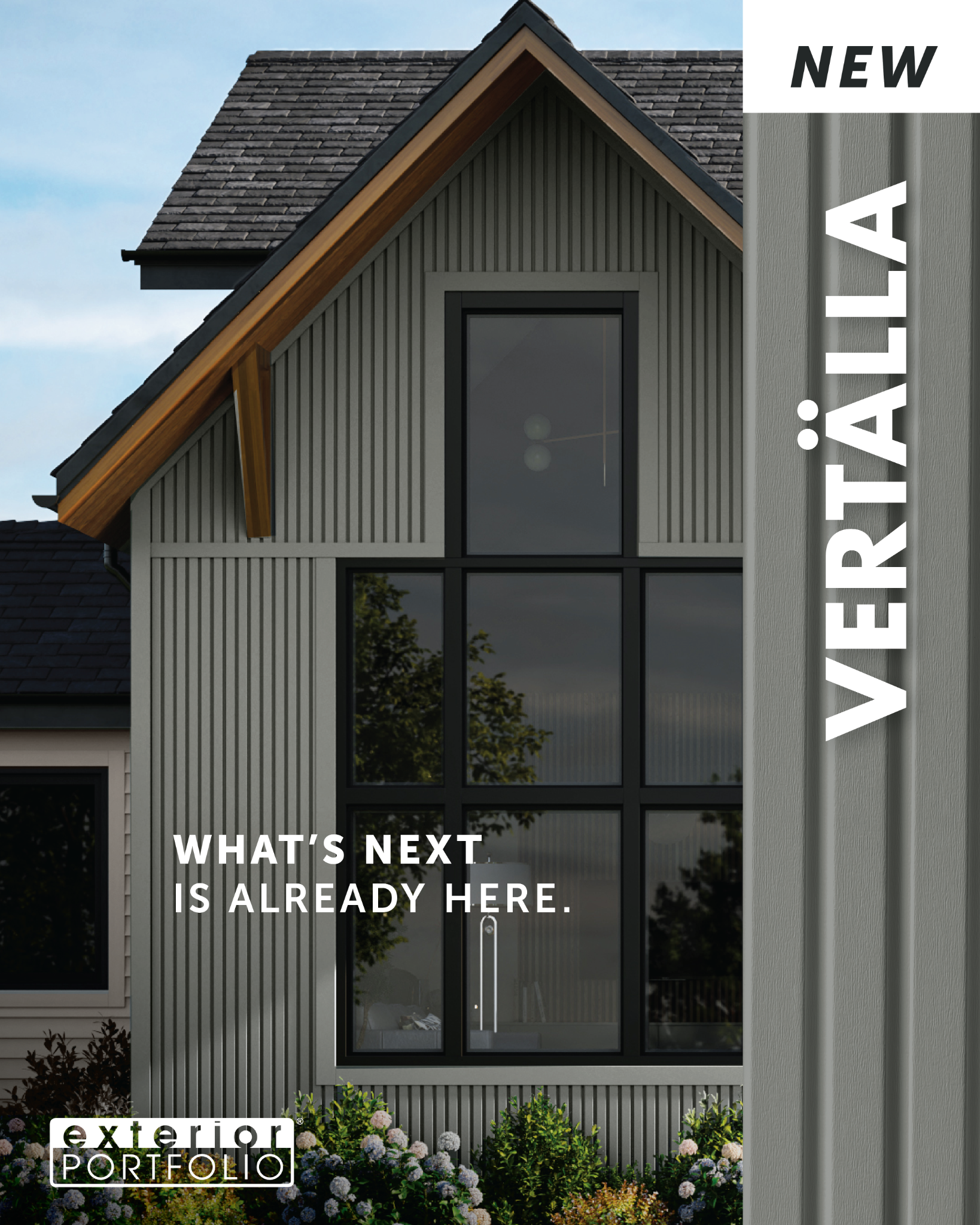 Westlake Royal Building Products Facebook ad: Never fade. Never blend in.