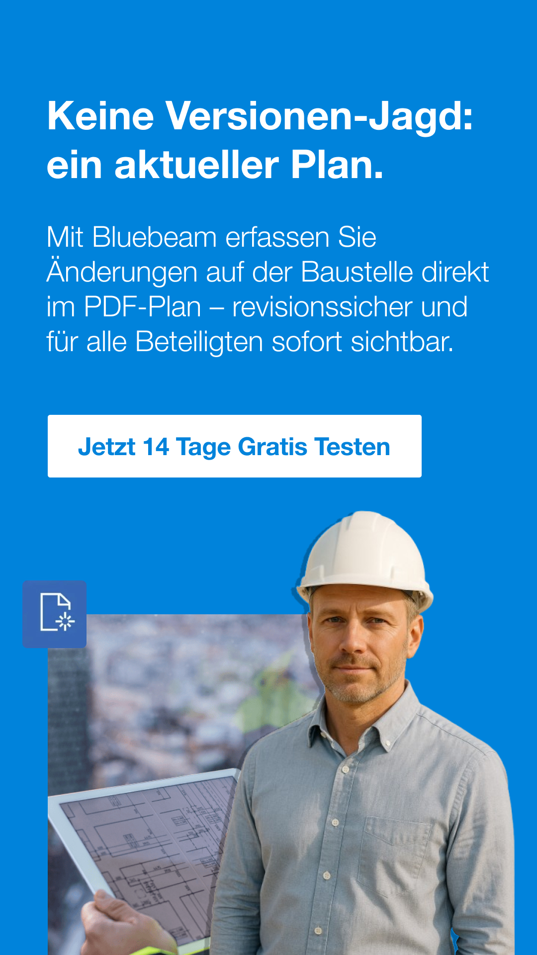 Bluebeam Facebook ad from Jan 27, 2026