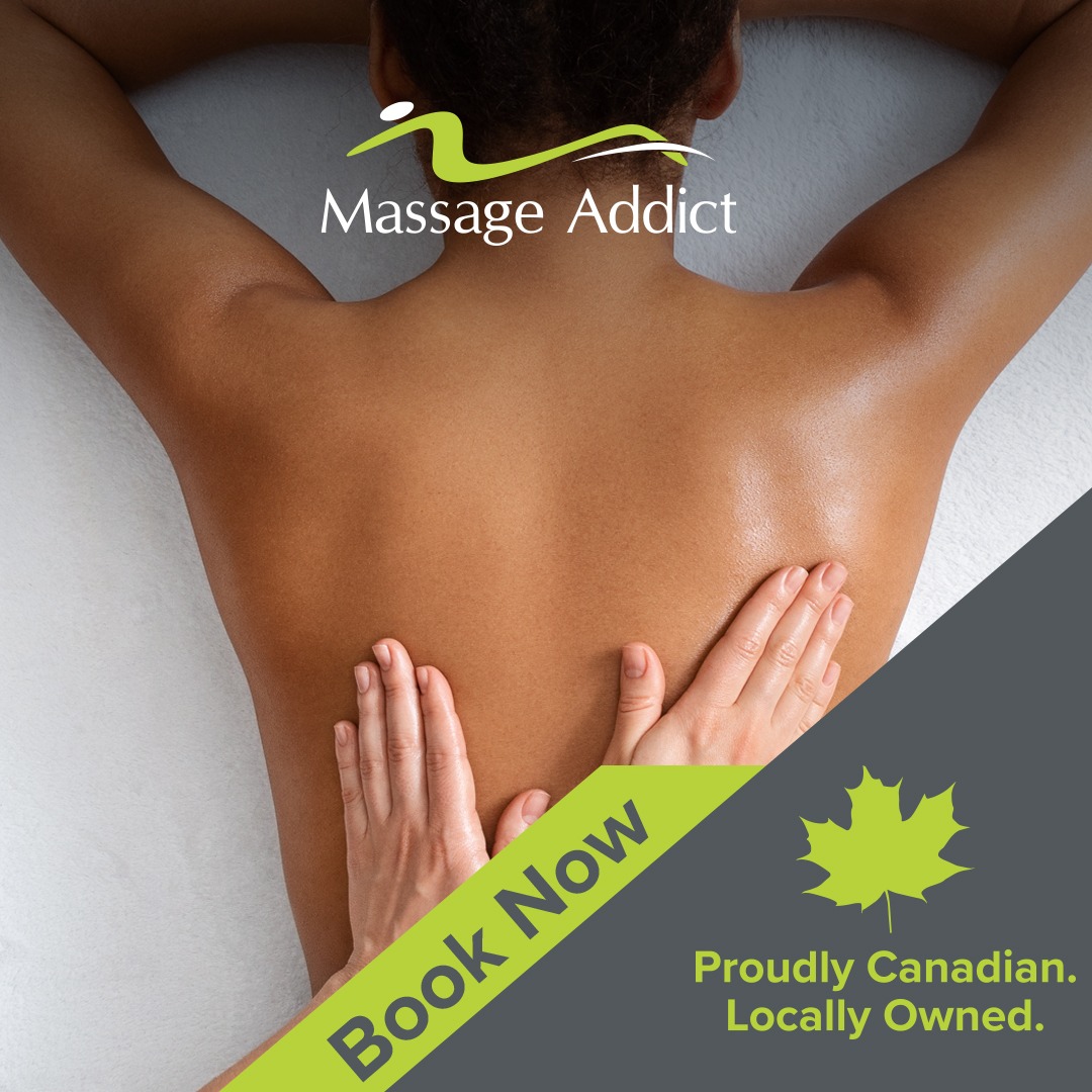 Massage Addict Facebook ad: Book Your Massage Appointment Today