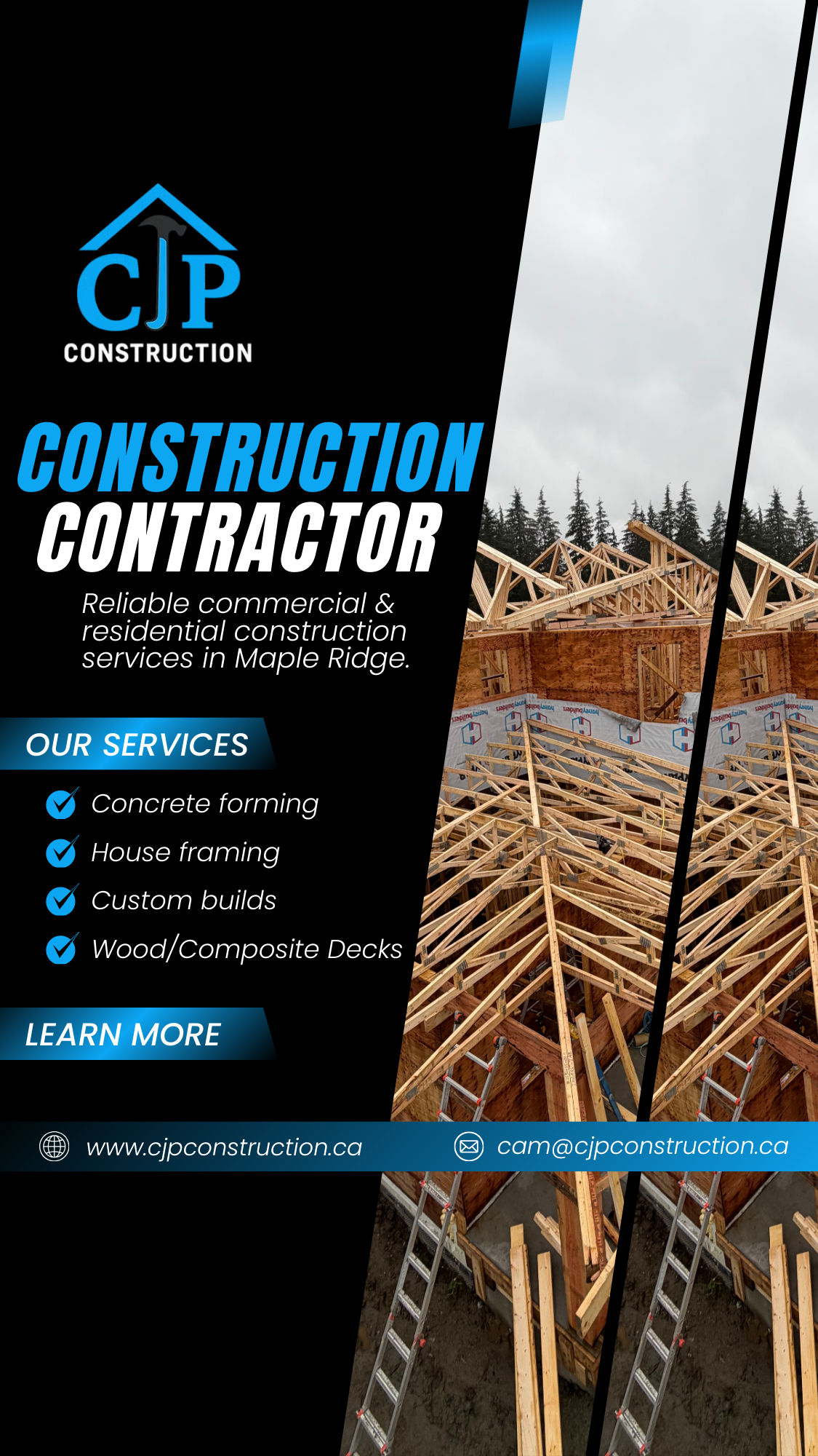 CJP Construction Facebook ad from Apr 6, 2026