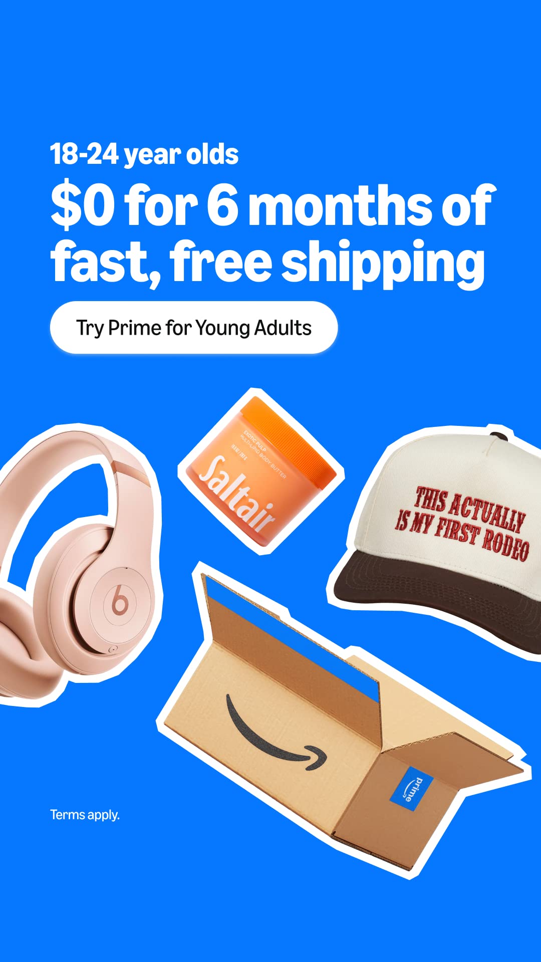 Amazon Prime Facebook ad