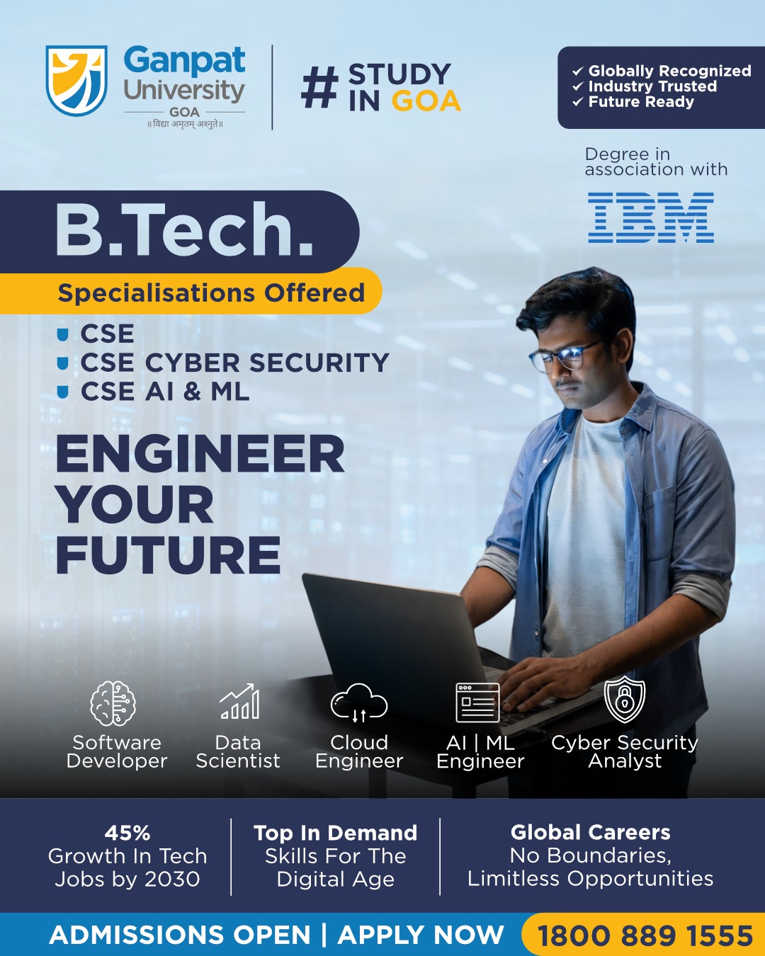 Ganpat University Goa Facebook ad