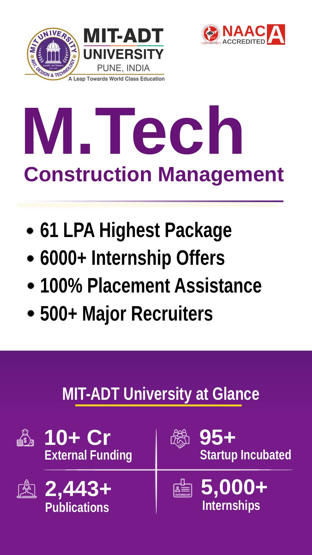 MIT ADT University, Pune Facebook ad from Apr 24, 2026