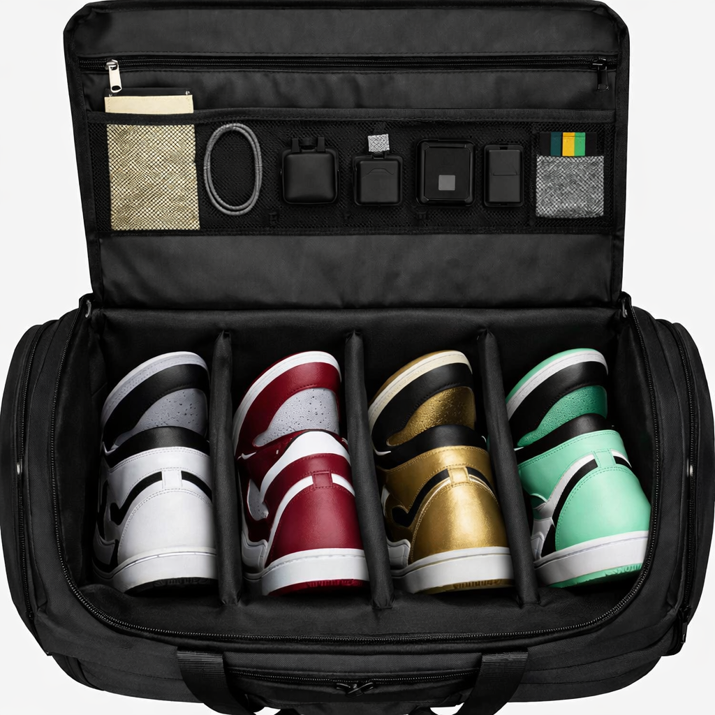 Sneakkool Facebook ad: Carry your sneakers the smart way