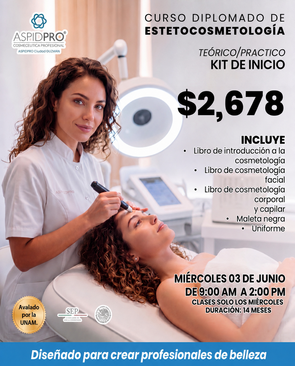 Aspidpro Ciudad GUzman Facebook ad: 𝘿𝙞𝙥𝙡𝙤𝙢𝙖𝙙𝙤 𝙙𝙚 𝙚𝙨𝙩𝙚𝙩𝙤𝙘𝙤𝙨𝙢𝙚𝙩𝙤𝙡𝙤𝙜𝙞�…