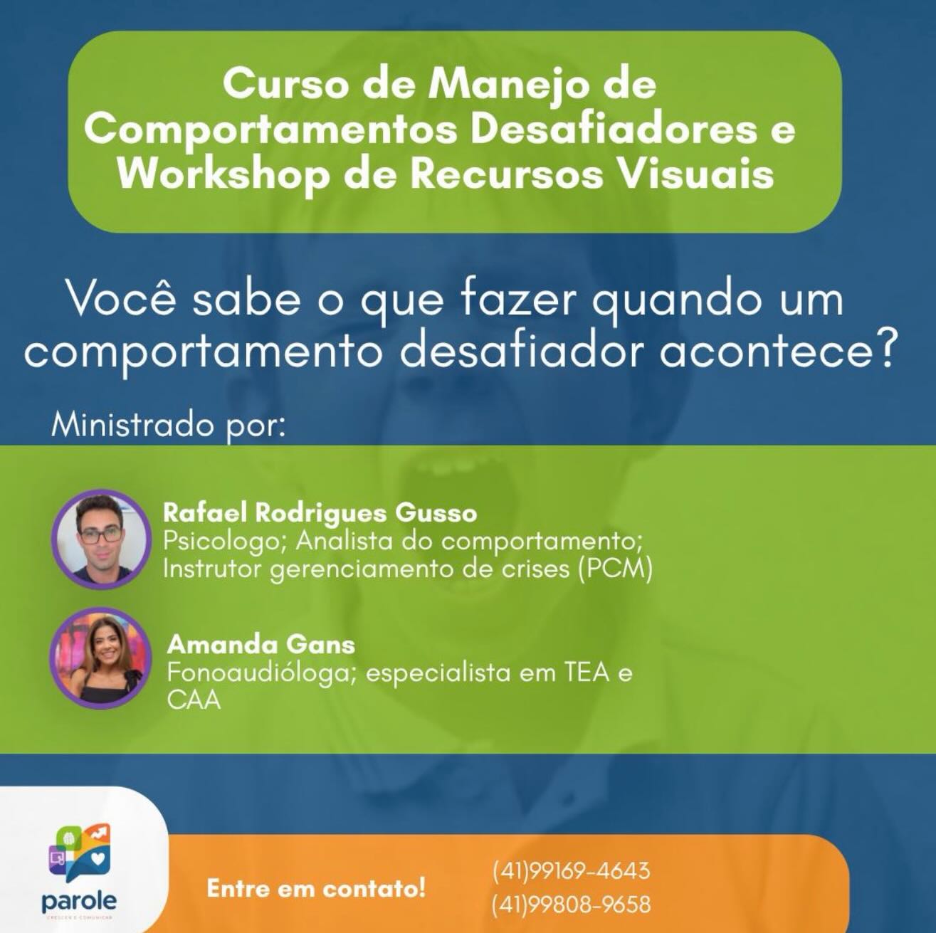 parolecwb Facebook ad: Você sabe o que fazer quando um comportamento…
