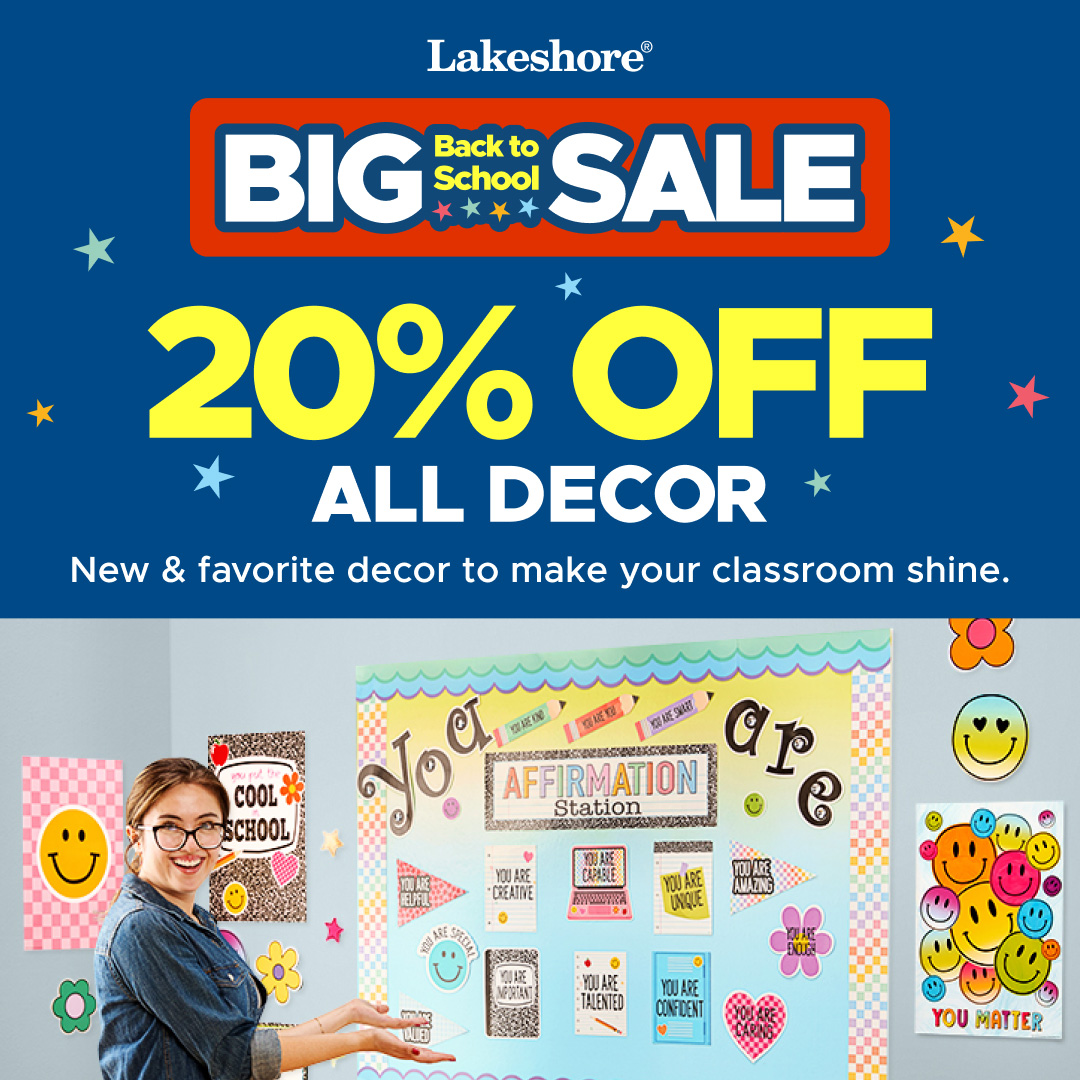 Lakeshore Learning Facebook ad from Jul 20, 2026