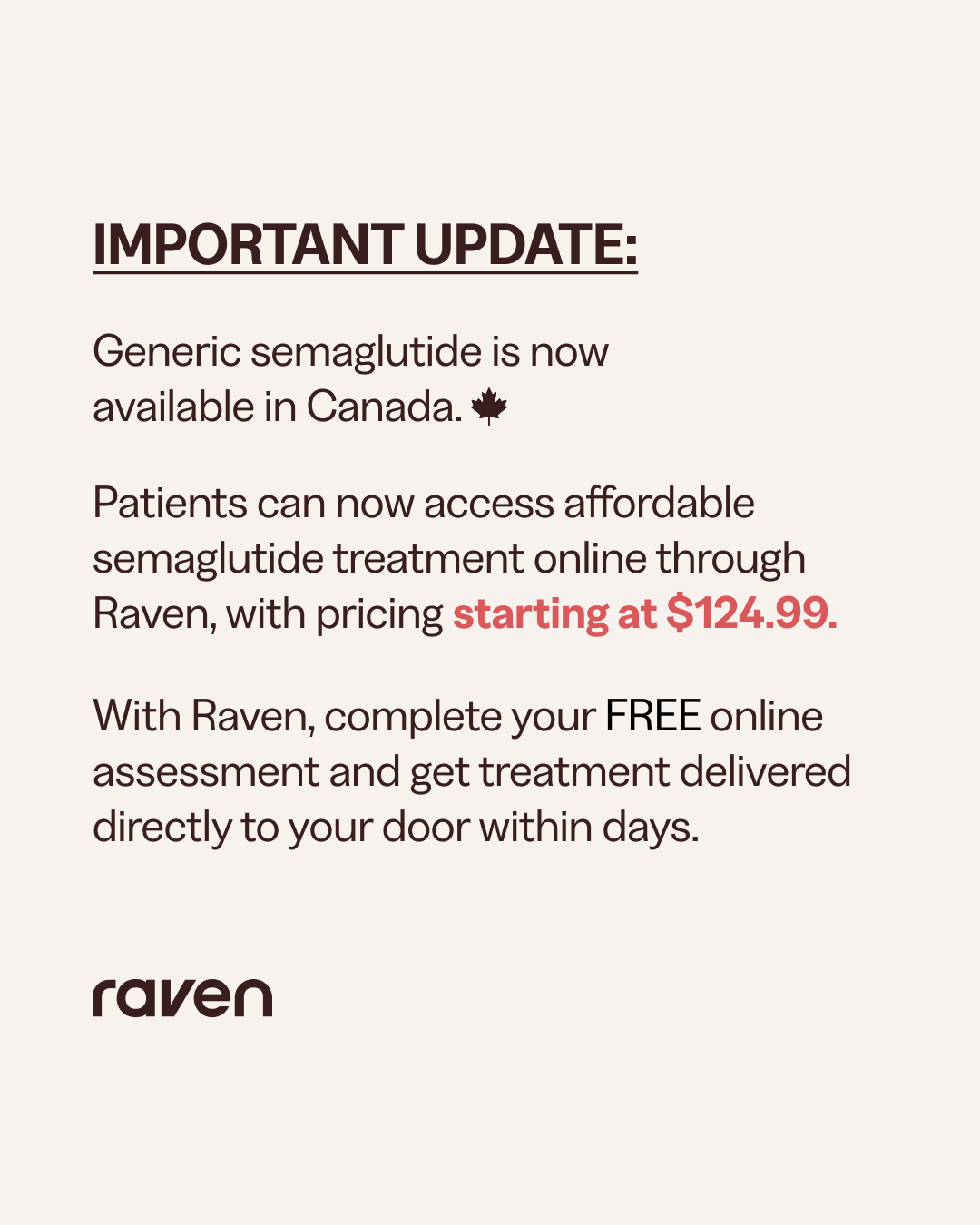 Get Raven Facebook ad