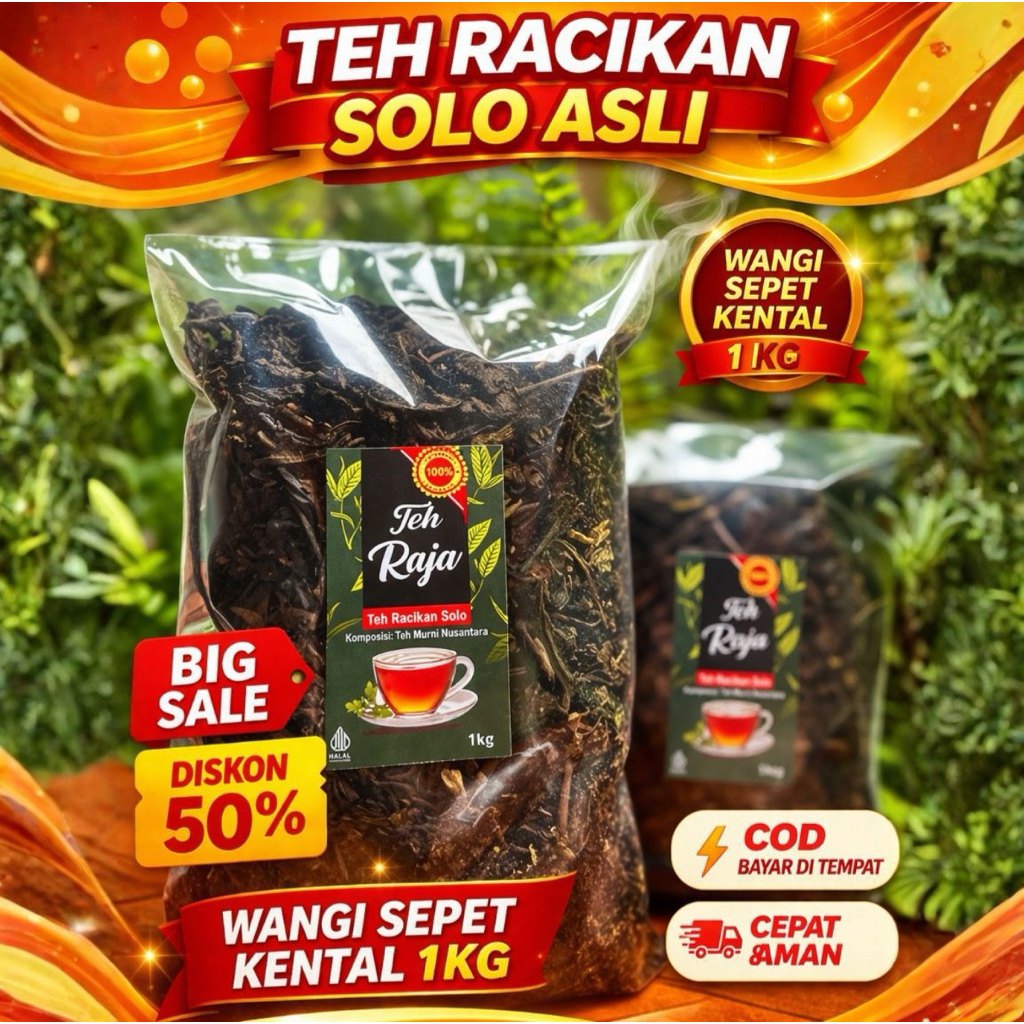 TEH RAJA racikan teh solo Facebook ad: Mau racik es teh kekinian yang rasanya nggak…