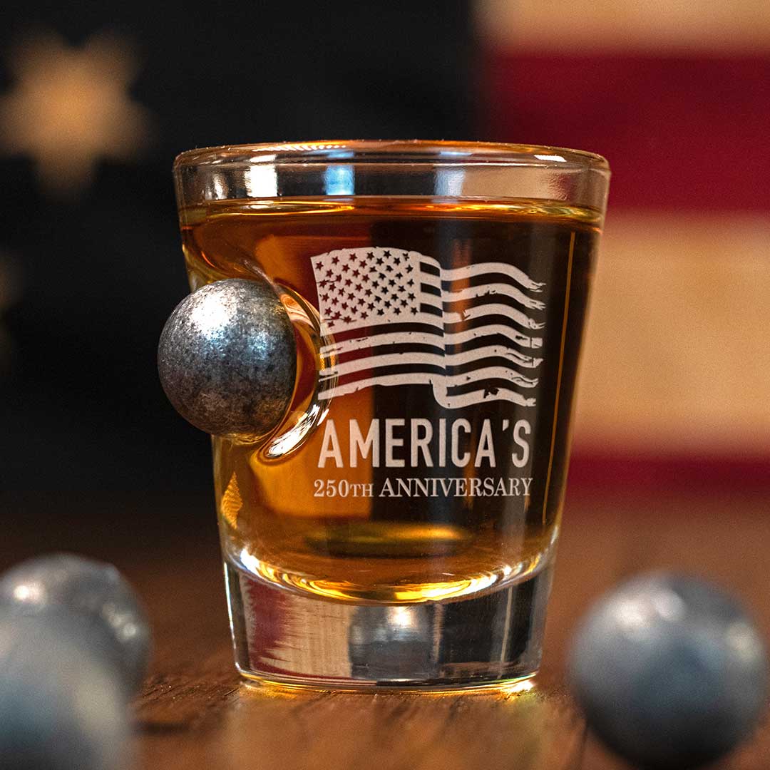 BenShot Facebook ad: BenShot Musket Ball Glasses