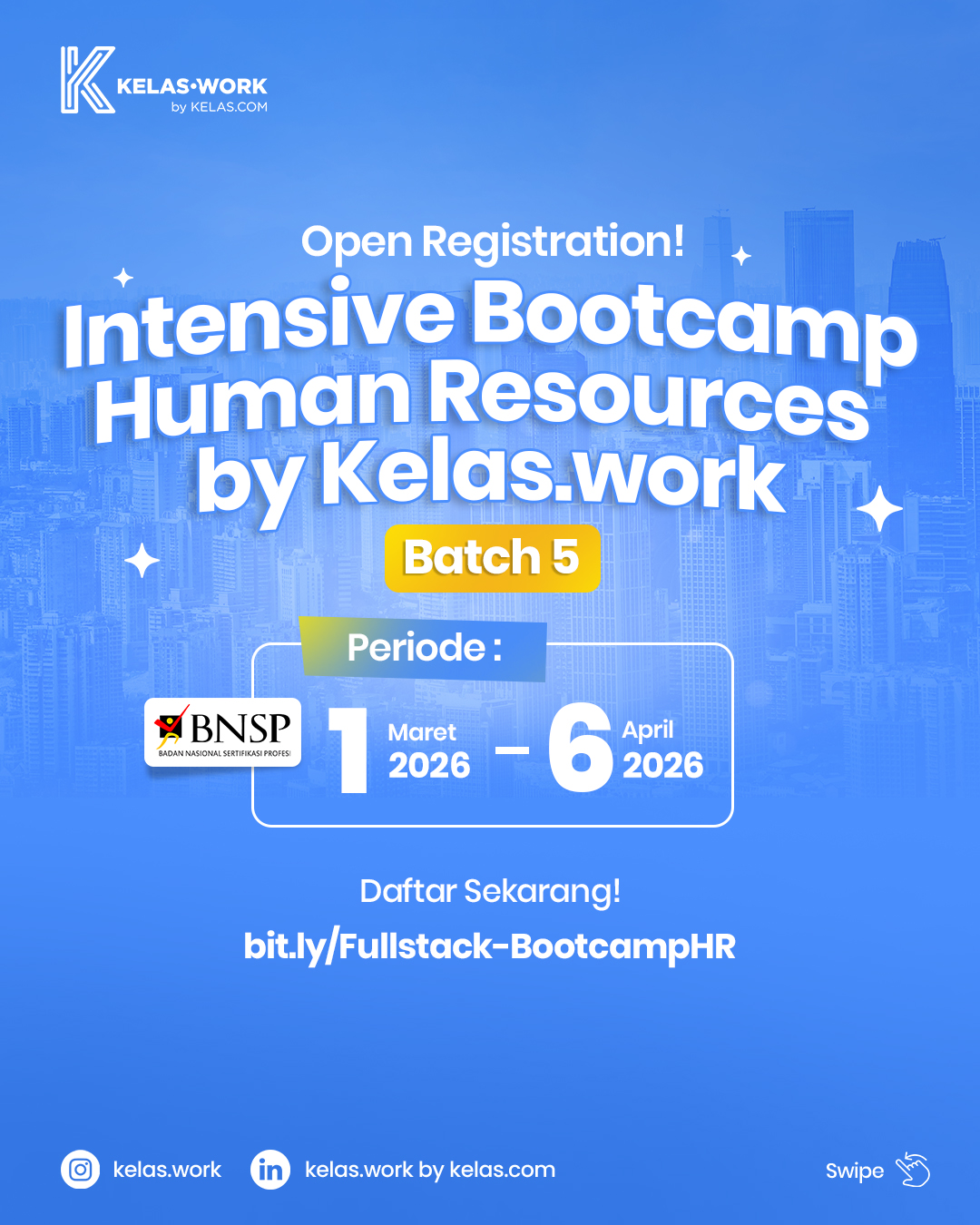 Kelas.Work Facebook ad