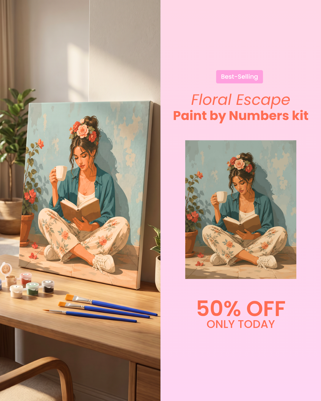 Diy Art Club Facebook ad