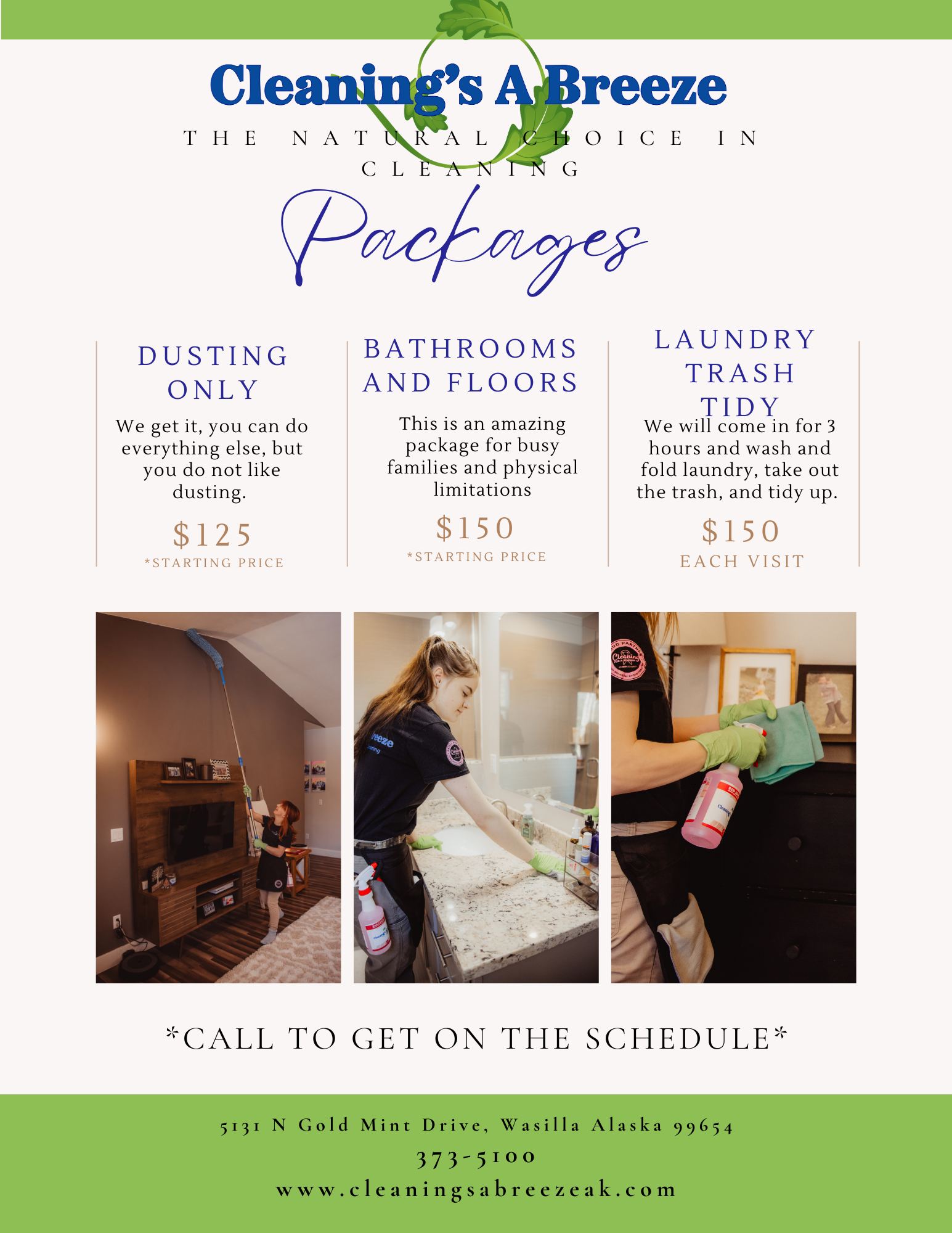 Cleaning's A Breeze Facebook ad