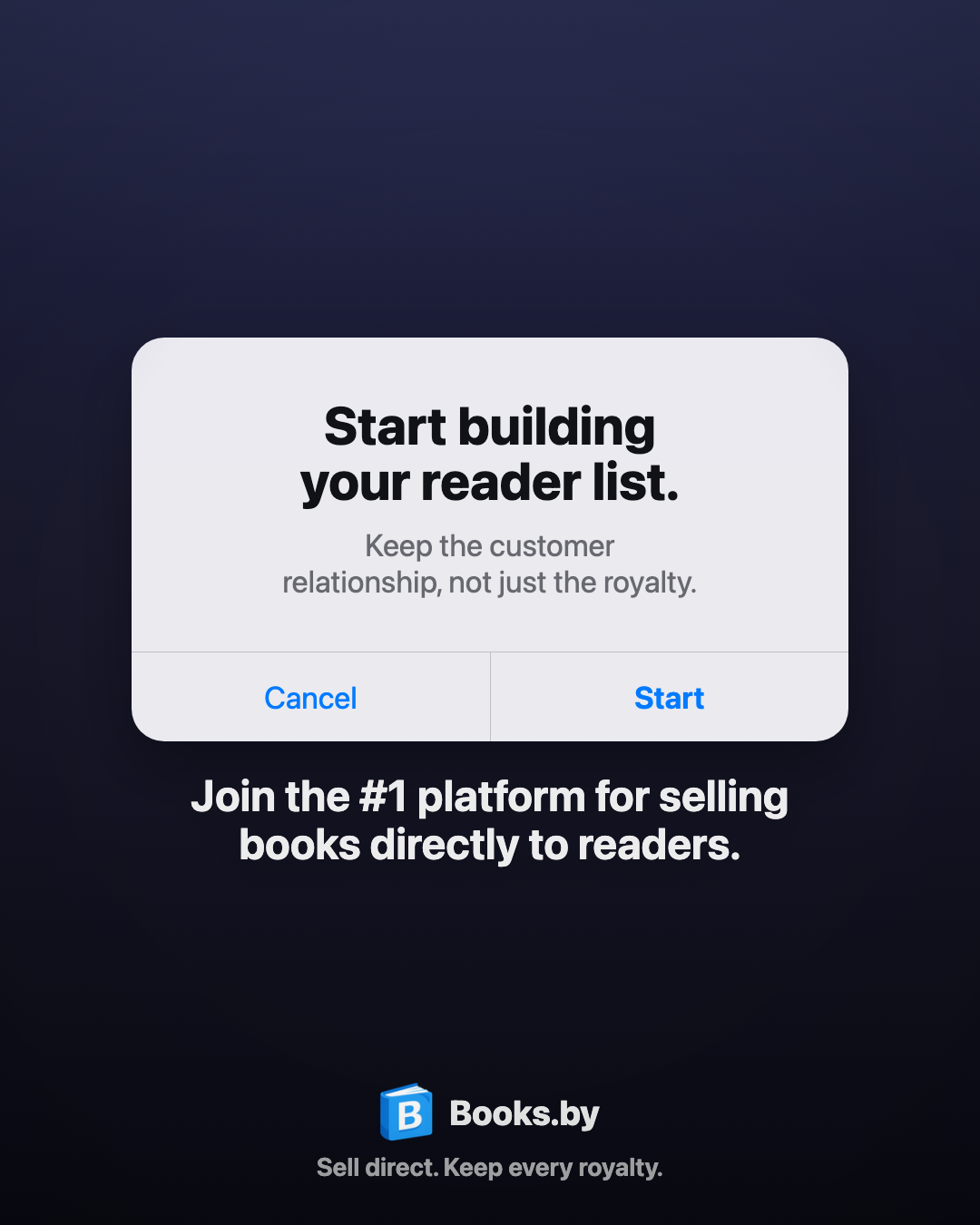Books.by Facebook ad