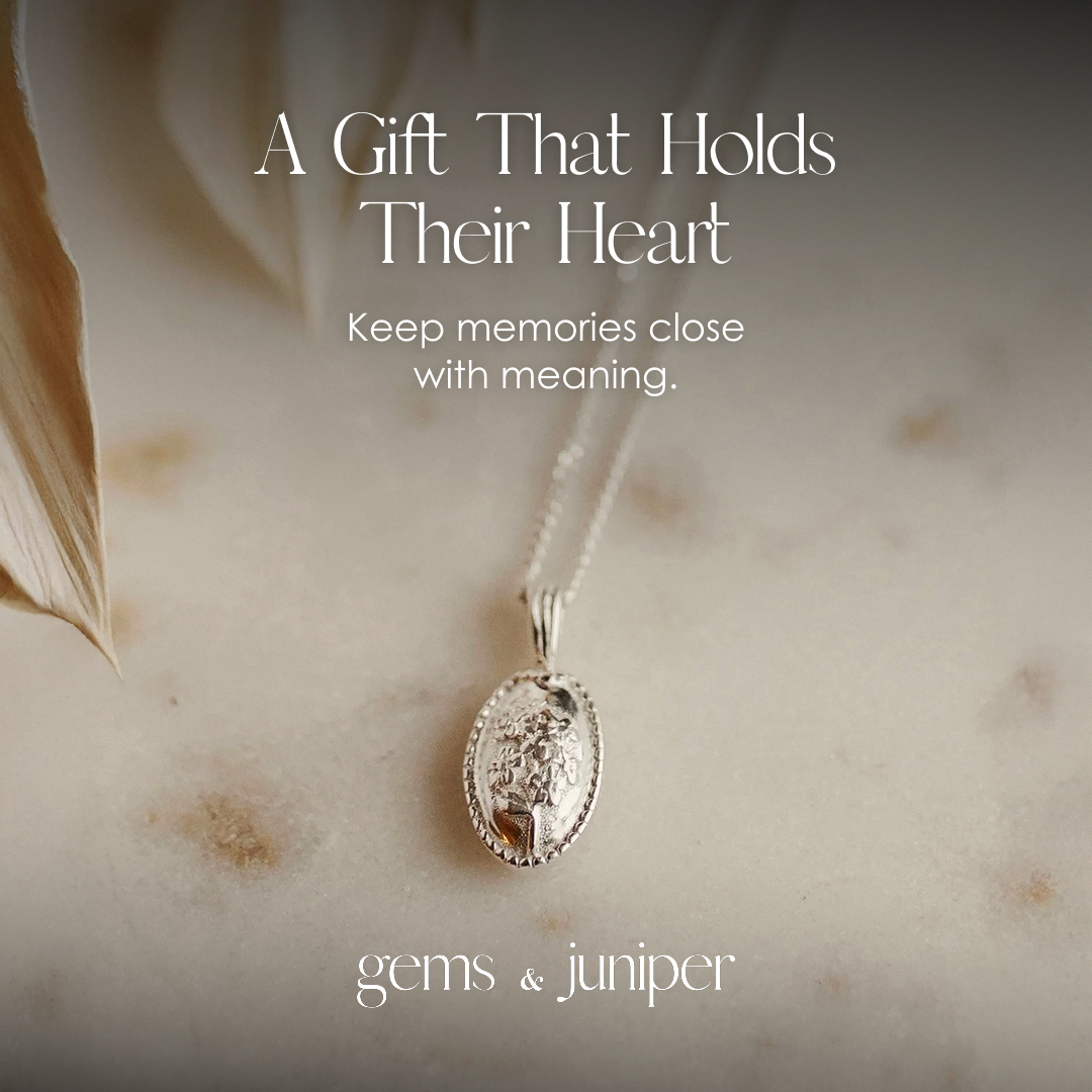 Gems and Juniper Facebook ad