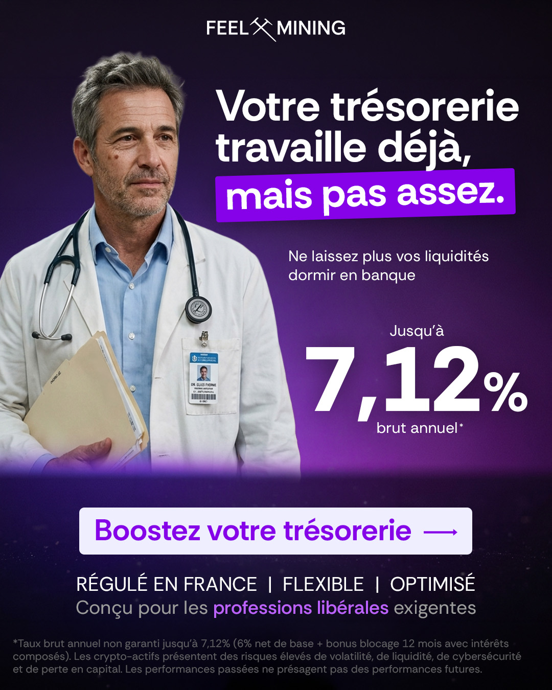 Feel Mining Facebook ad