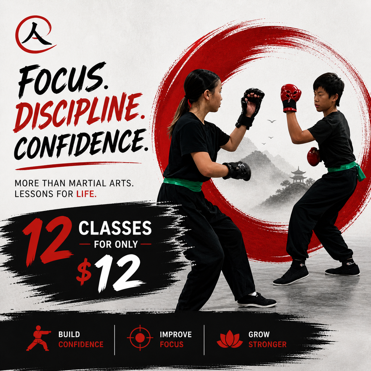 Tustin Shaolin Martial Arts Facebook ad