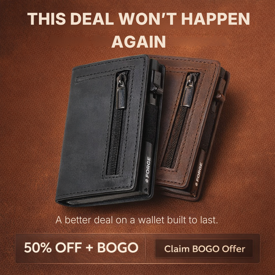 Forge Wallet Accessoires Facebook ad