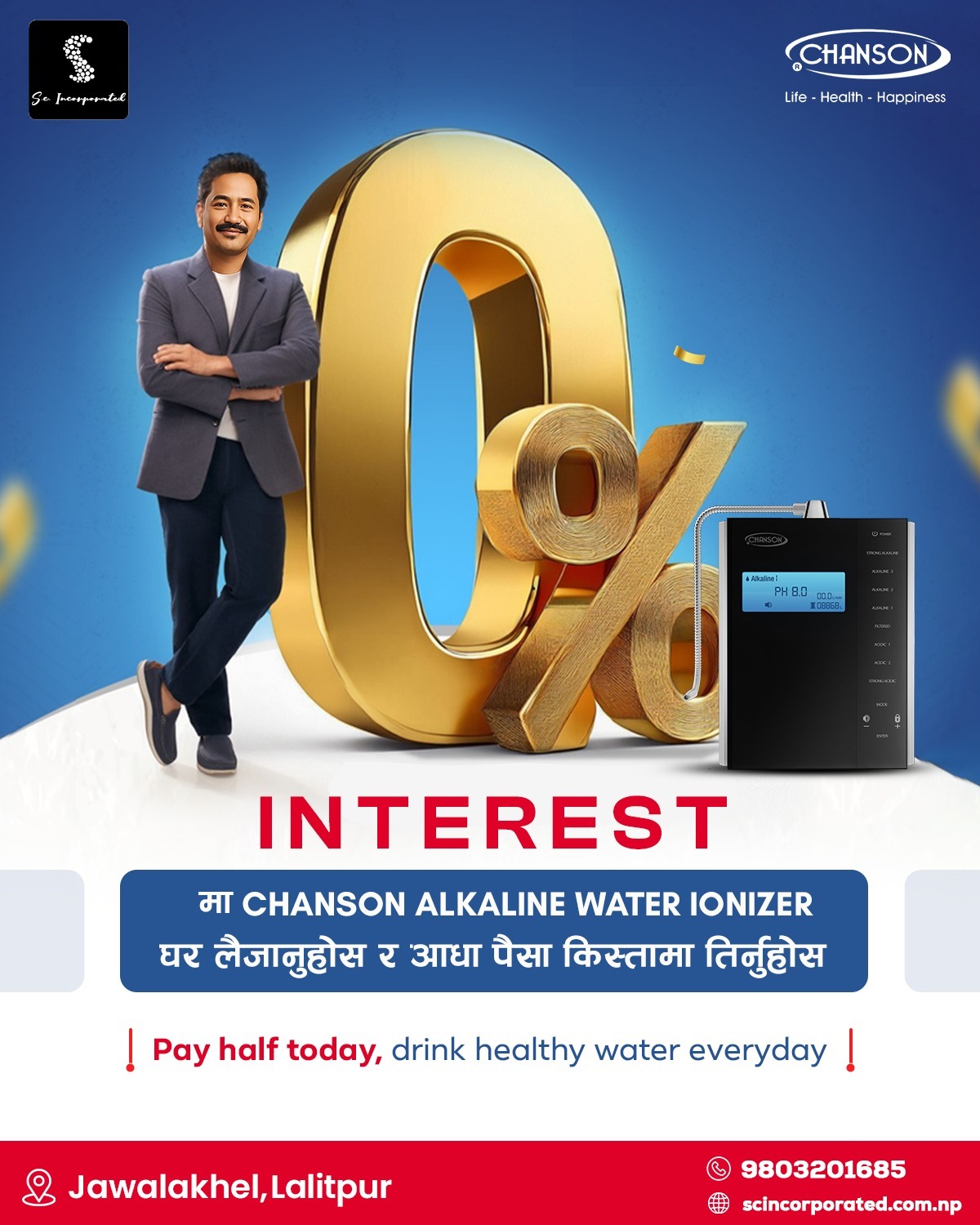 Chanson Water Nepal Facebook ad: Your Water Looks Clean… But Is It Actually Healthy?