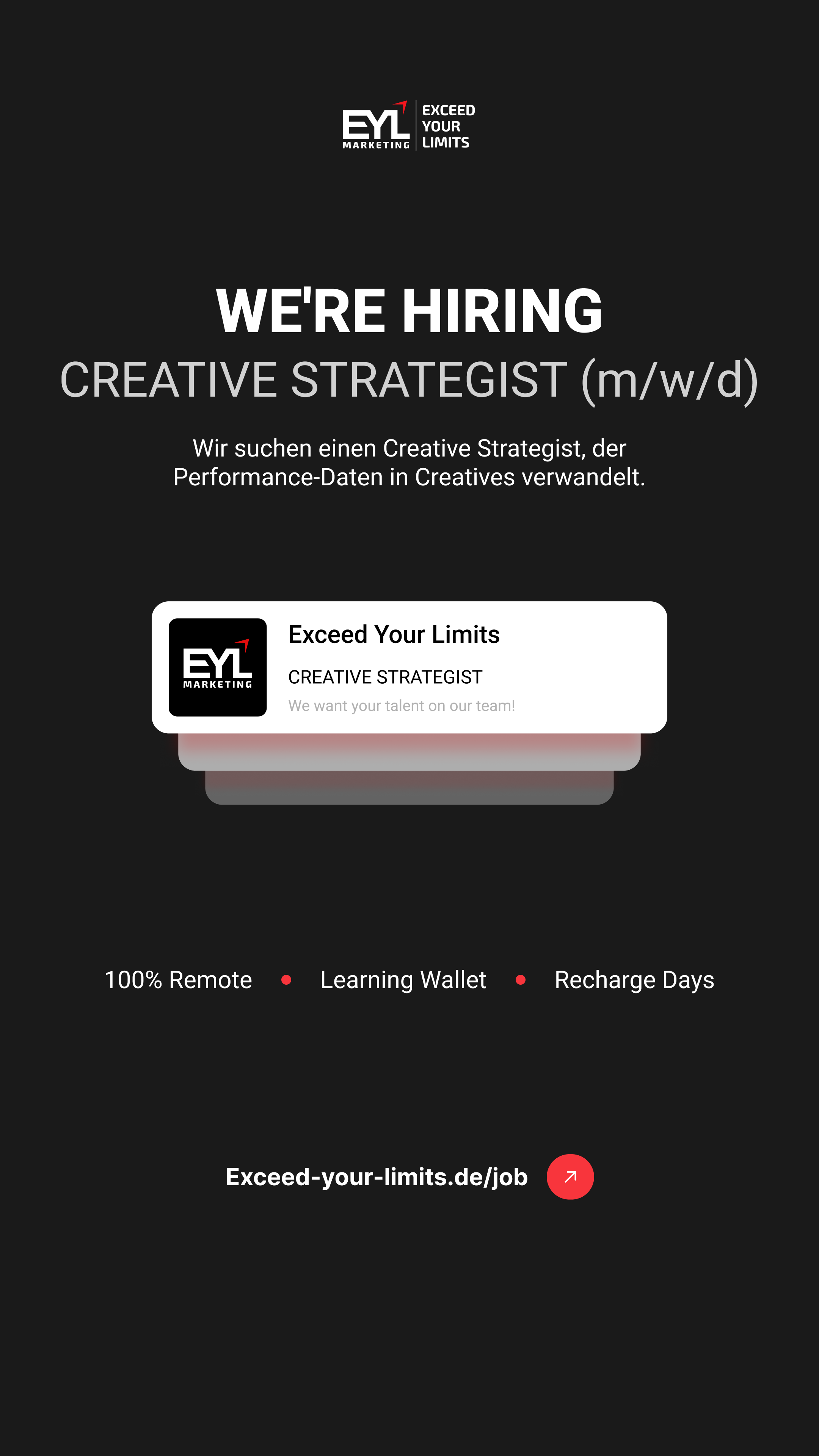 Exceed Your Limits Marketing Facebook ad