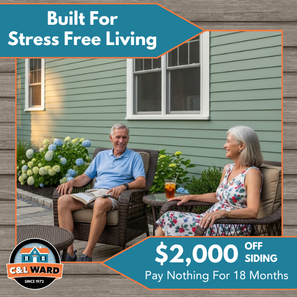 C&L Ward Facebook ad: Upgrade Your Siding and Save $2,000