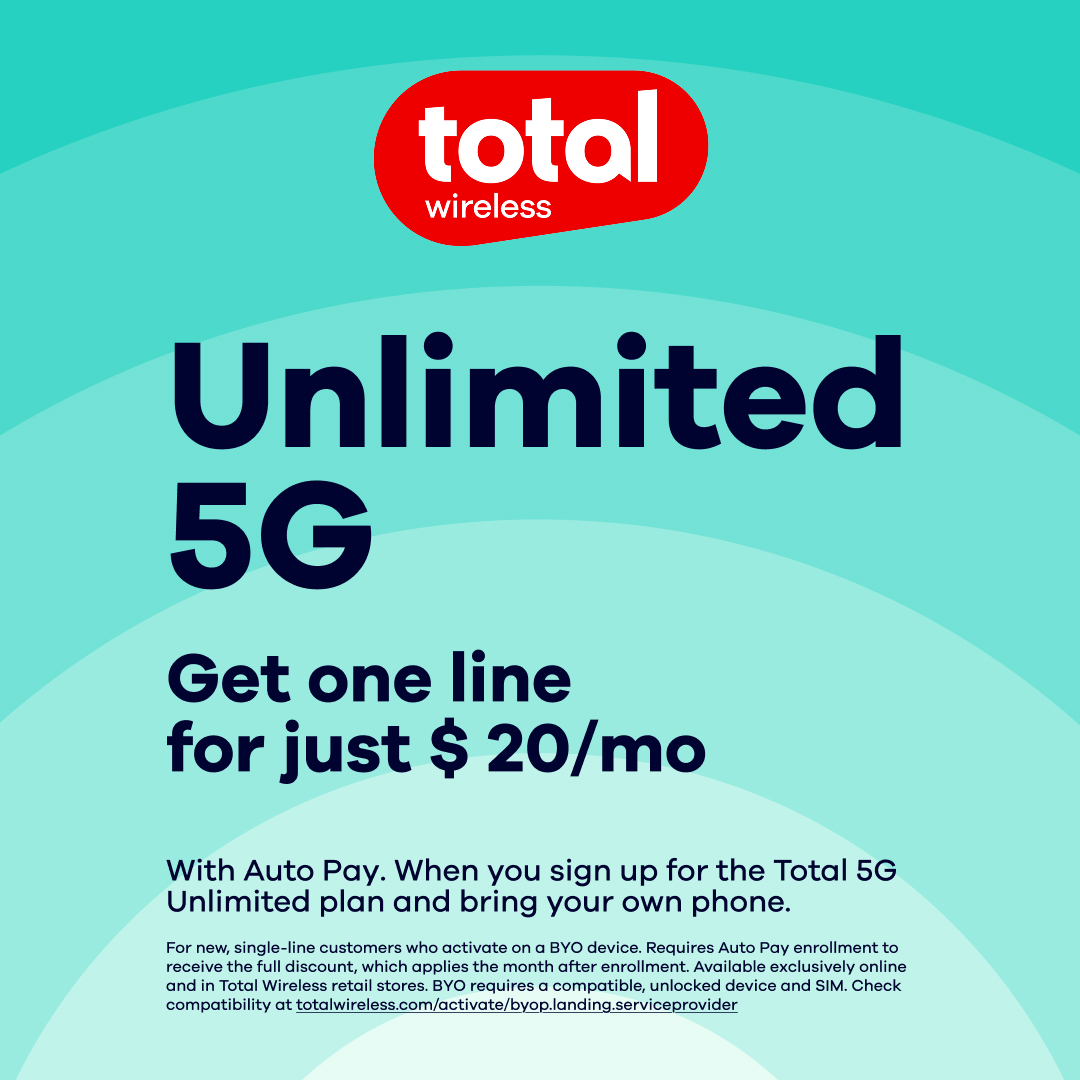 Total Wireless Facebook ad: Bring Your Own Phone