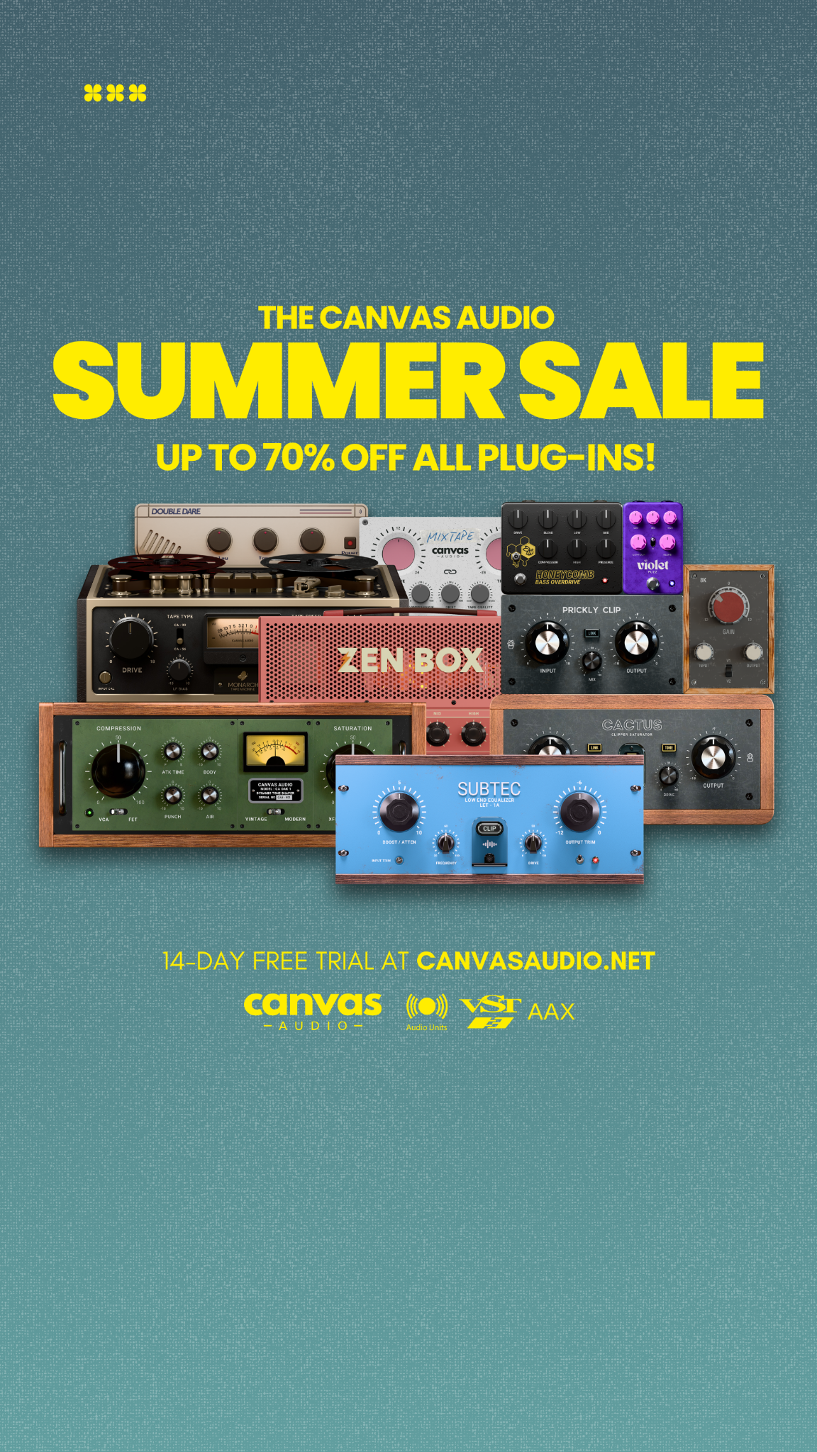 Canvas Audio Facebook ad
