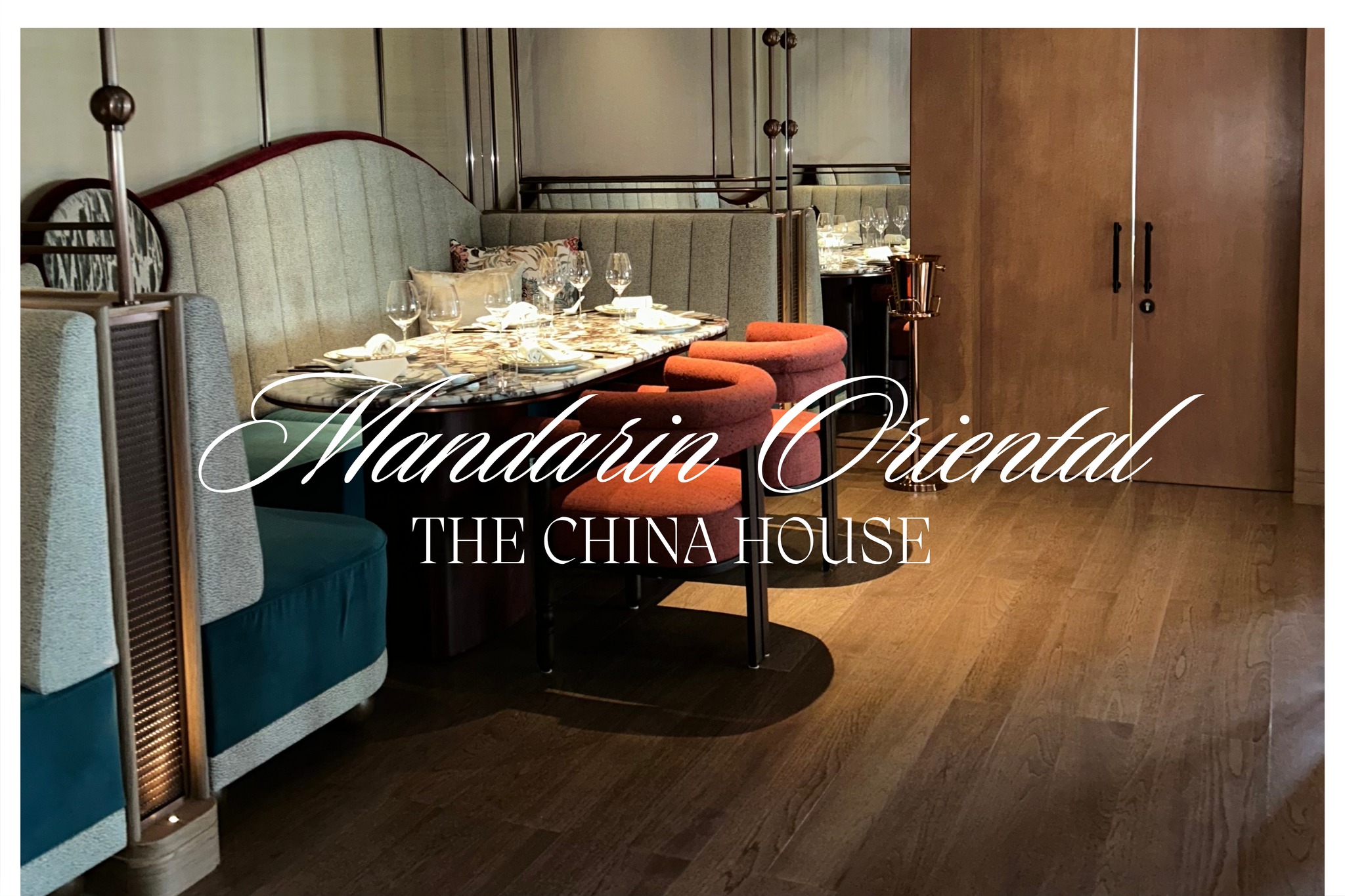 VNS wood Facebook ad: At The China House, Mandarin Oriental, VNS Wood…