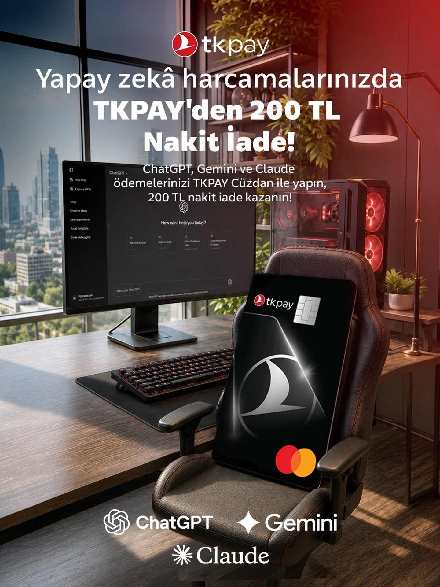 TKPAY Facebook ad: Yapay zekâ harcamalarınıza avantaj katın!