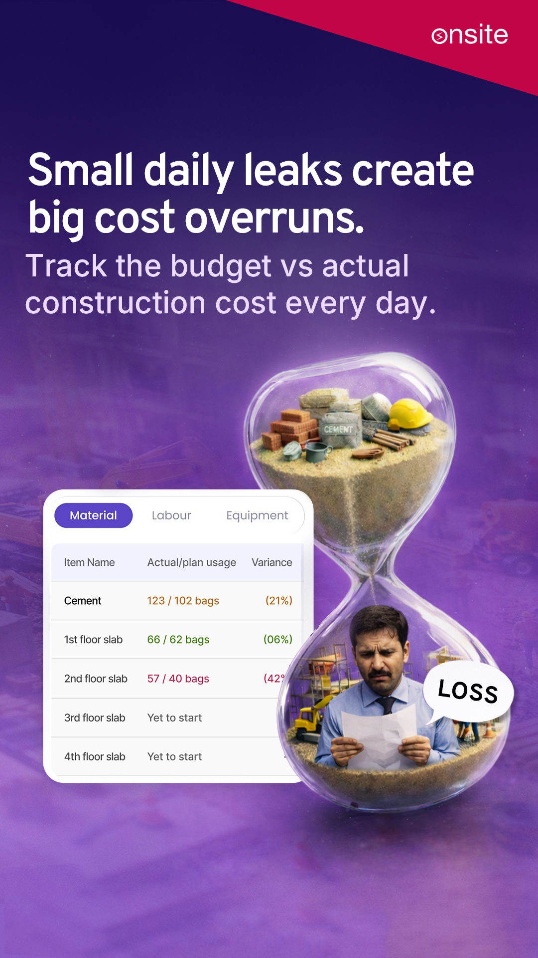 Onsite - Construction App Facebook ad