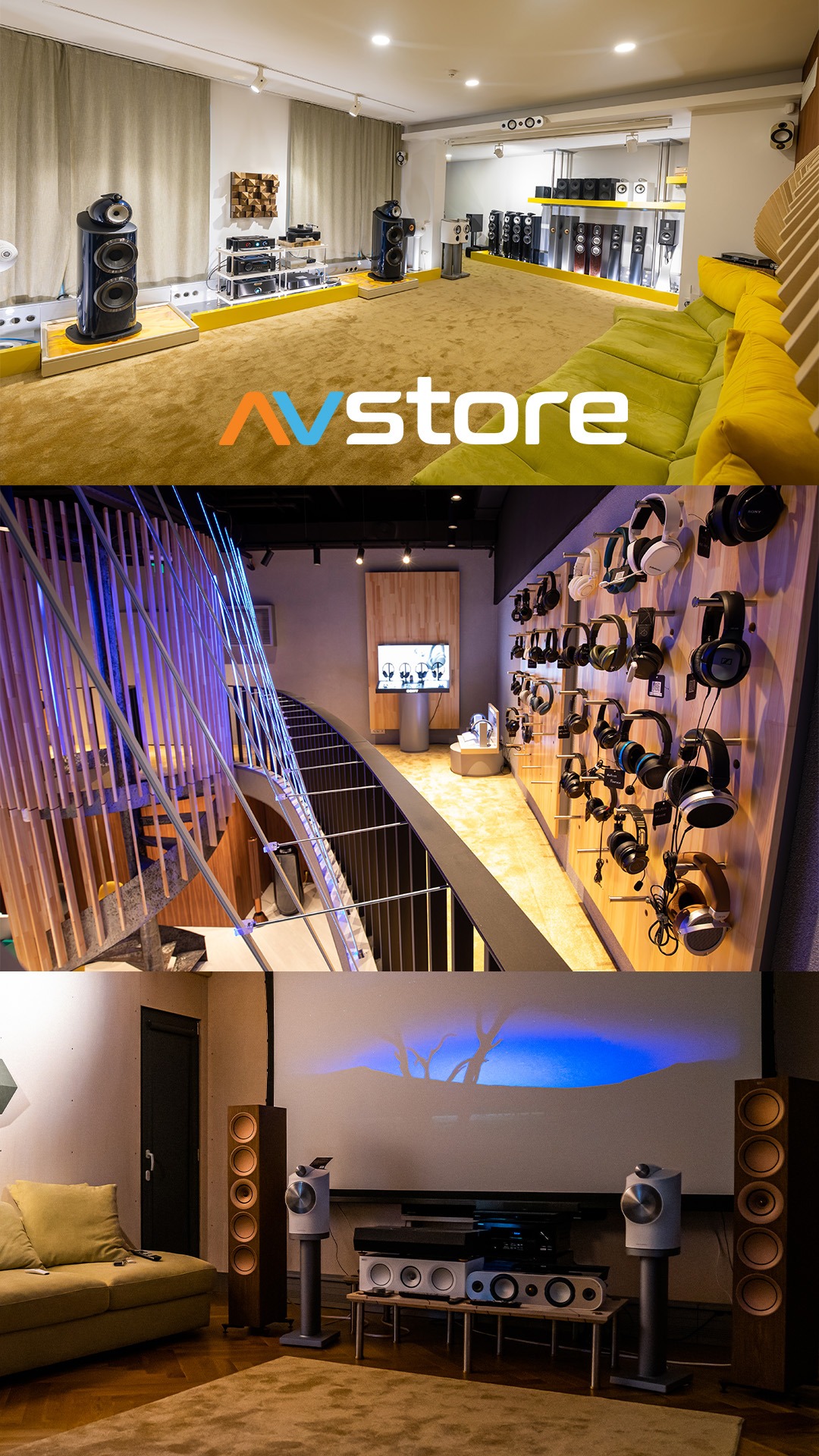 AVstore.ro Facebook ad: Magazin specializat de echipamente Hi-Fi.