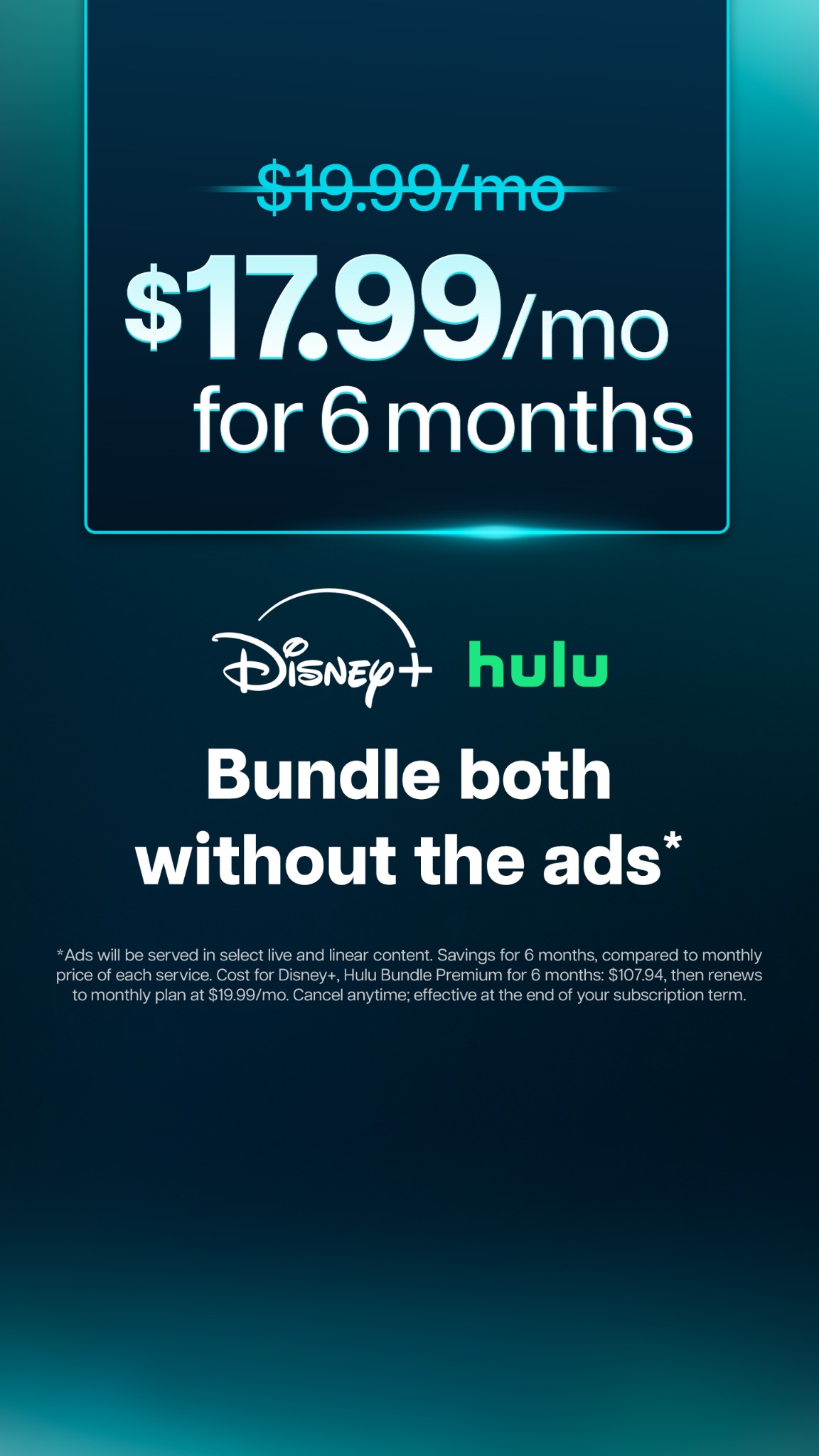 Disney+ Facebook ad