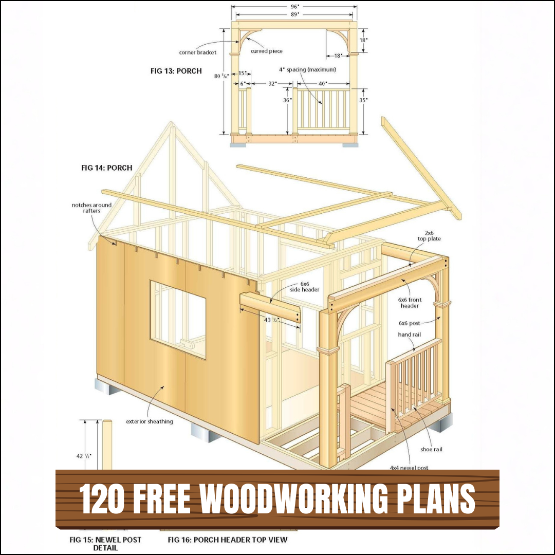 Walt's Wood Shop Facebook ad: 120 Free Woodworking Plans