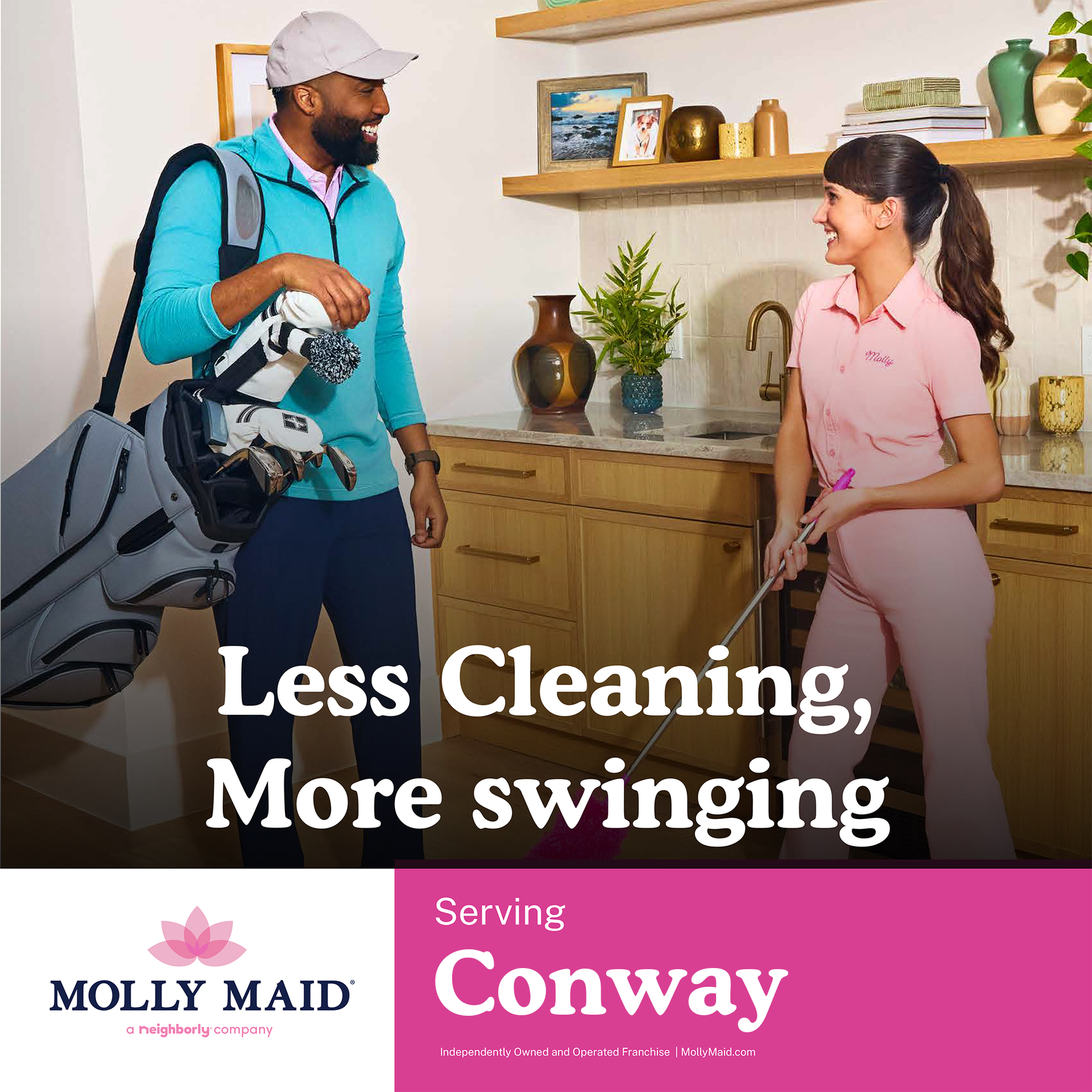 MOLLY MAID of Greater Little Rock Facebook ad