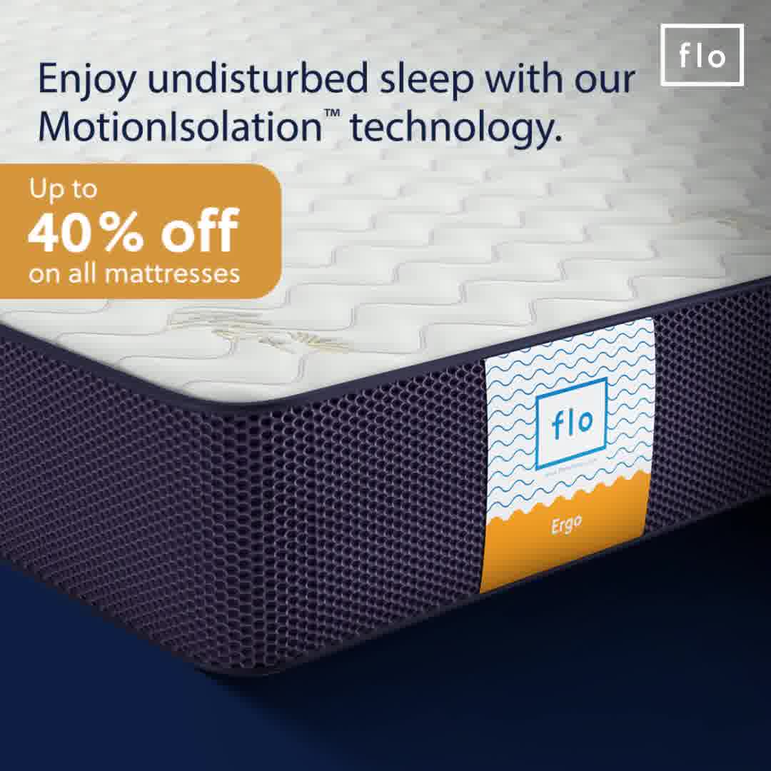 Flo Mattress Facebook ad: Free Delivery | 100 Nights Risk-Free Trial
