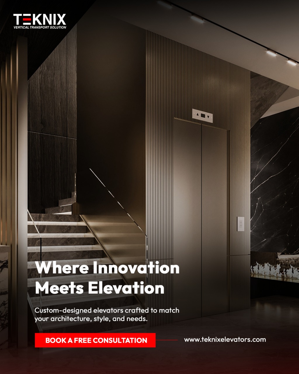 Teknix Elevators Pvt. Ltd. Facebook ad