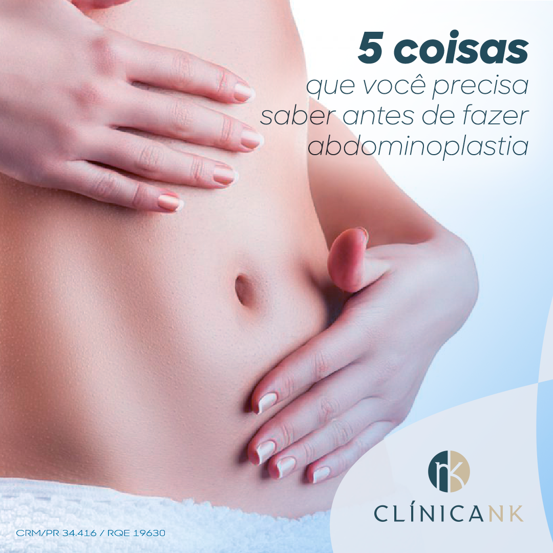 Clínica NK Facebook ad: A Abdominoplastia é uma cirurgia realizada para retirar…