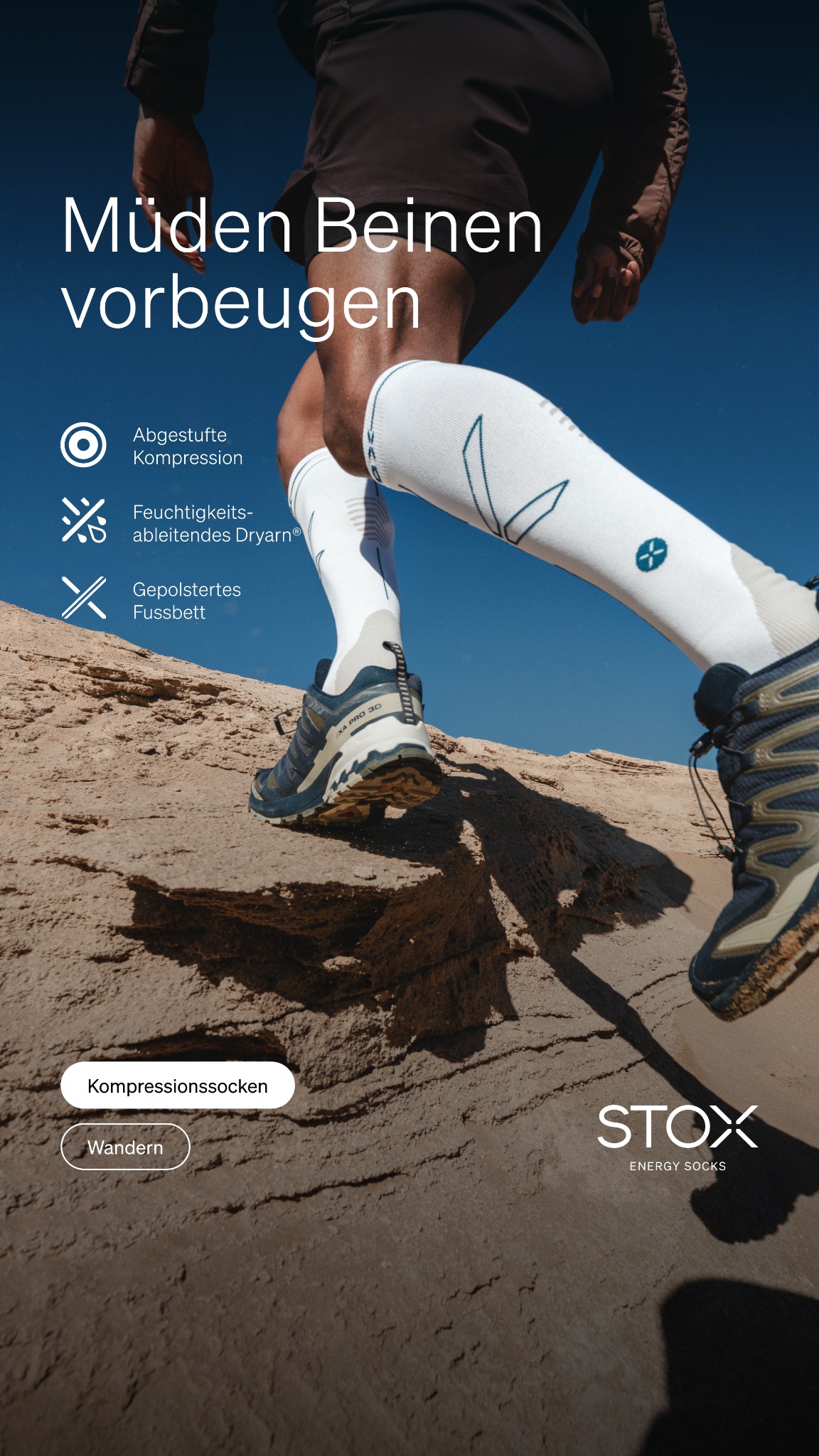 STOX Energy Socks Facebook ad