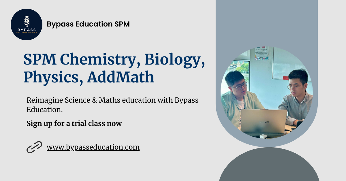 Bypass Online Science Education SPM Facebook ad