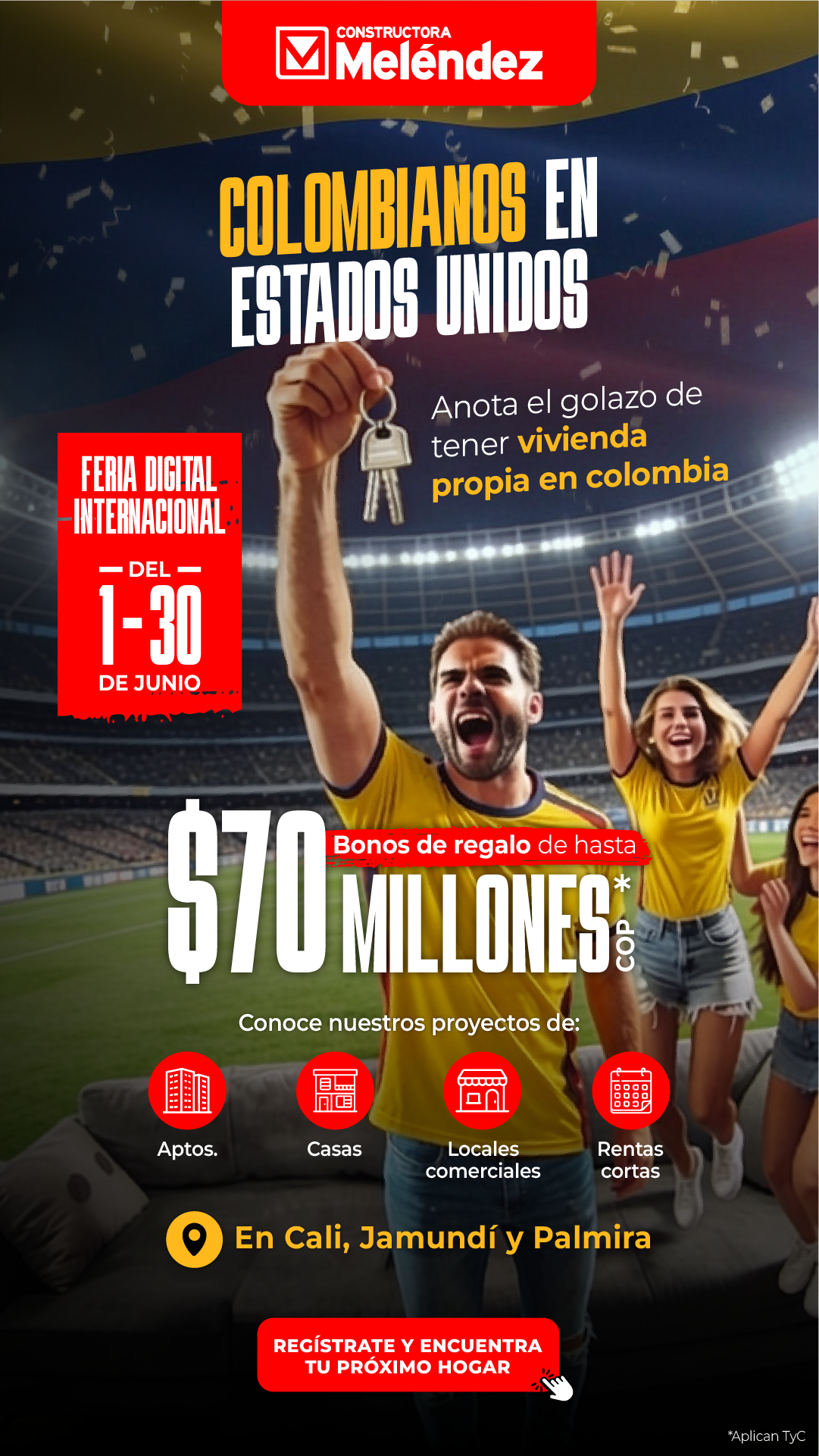 Constructora Meléndez Facebook ad from Jun 2, 2026