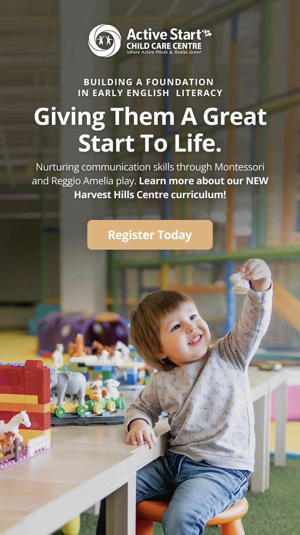 Active Start Childcare Facebook ad from Mar 16, 2026