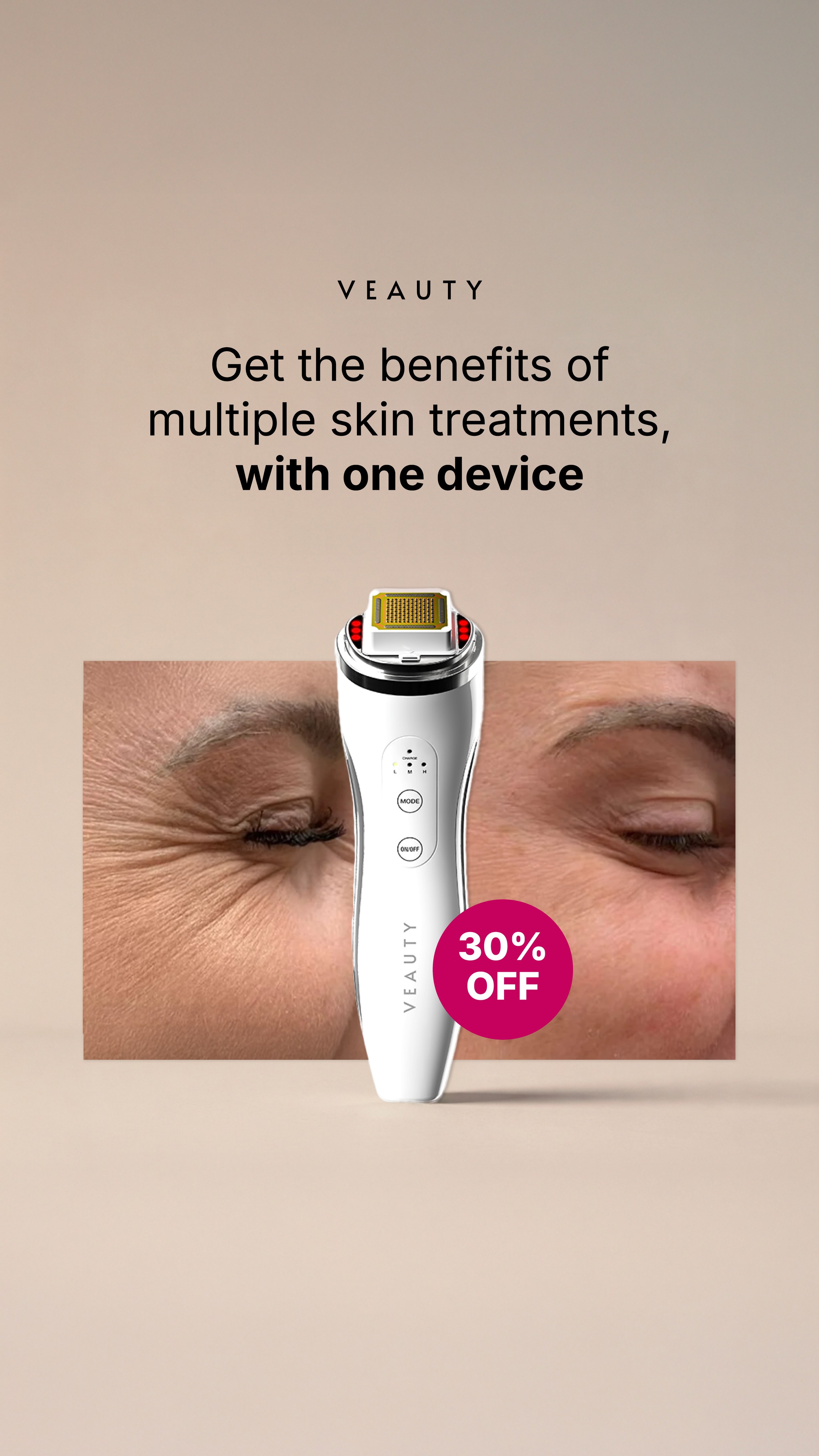 Veauty Facebook ad