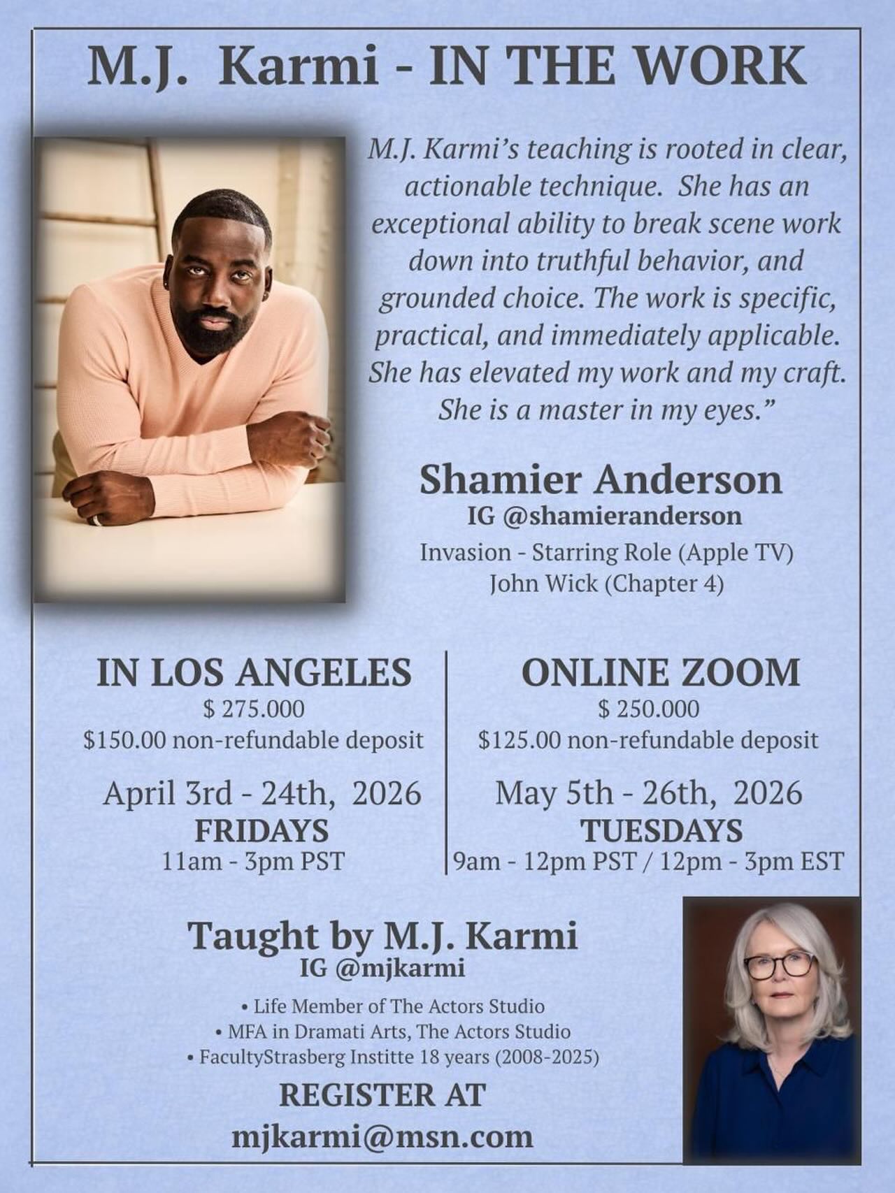 mjkarmi Facebook ad: I am in awe of @shamieranderson ‘s incredible…