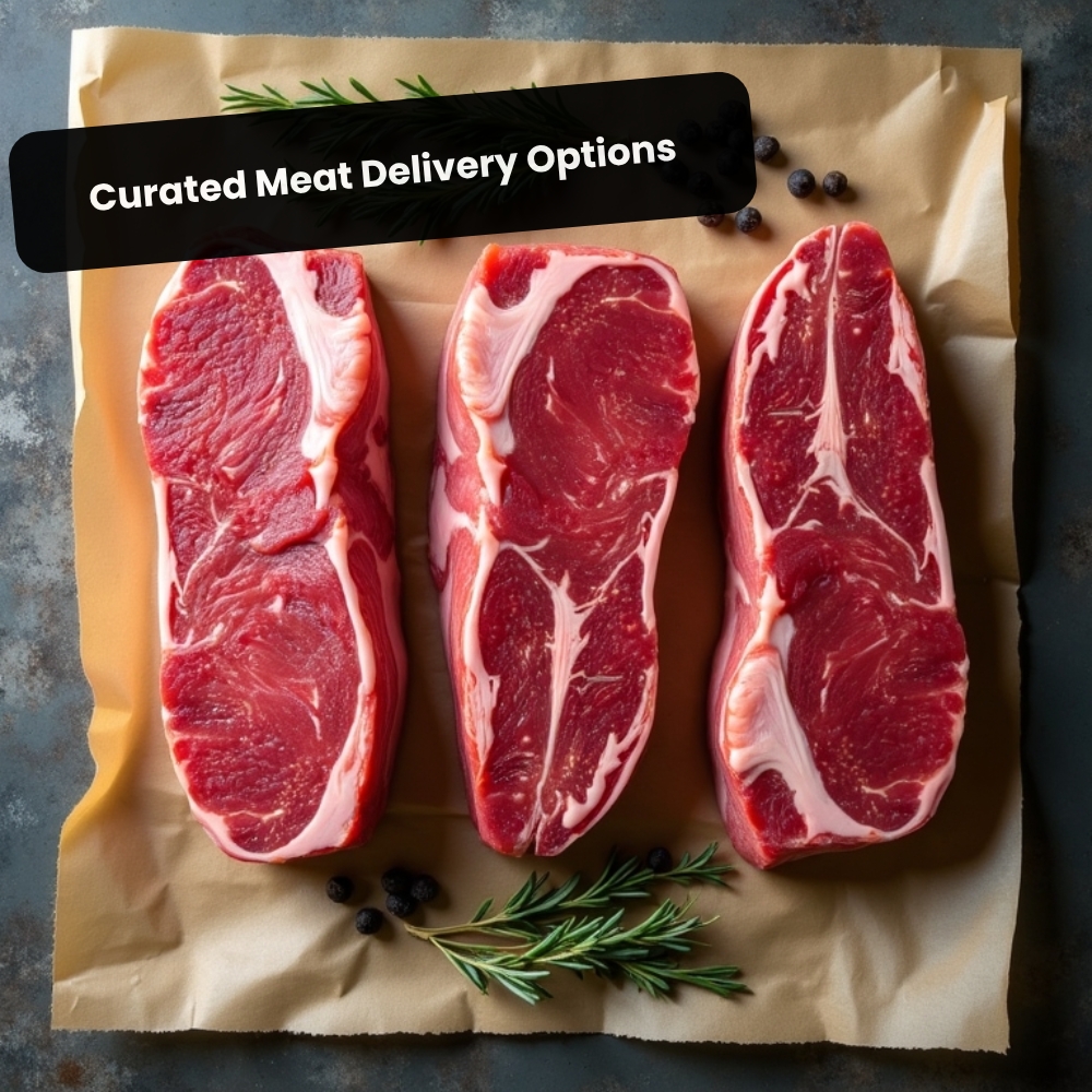 QuickSearches Radiance Facebook ad: Delight In Curated Meat Surprises At Your Door.