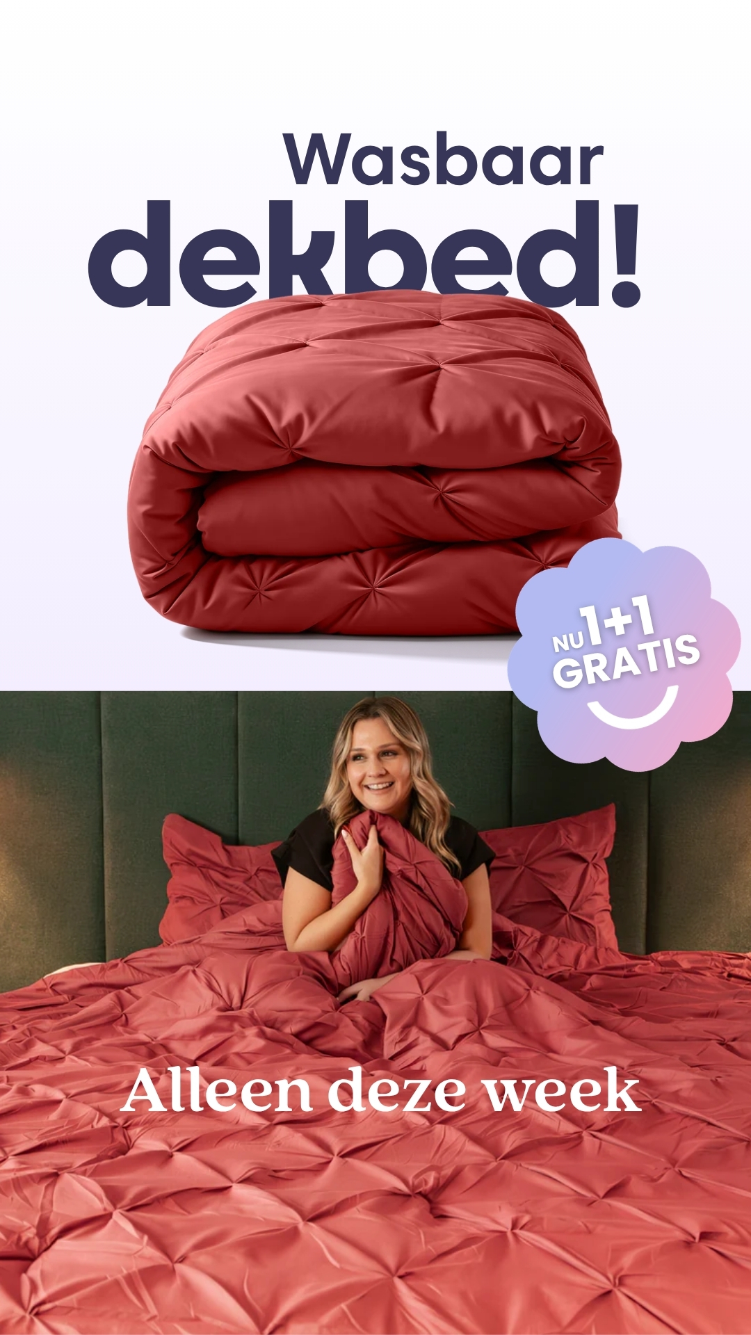 HappyBed Facebook ad
