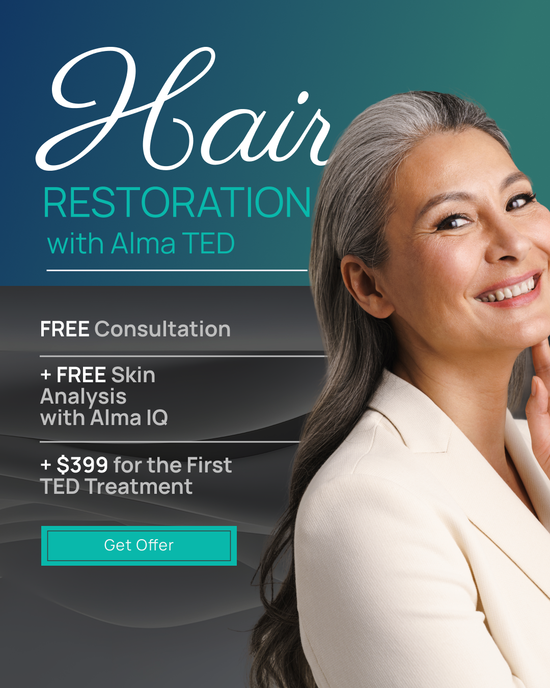 Frank H Rudeseal MD Facebook ad: The NEW way of reversing hair loss…