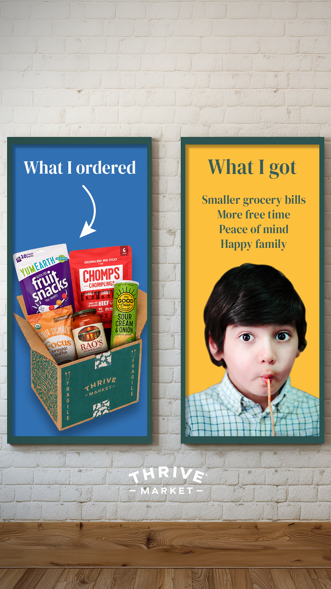 Thrive Market Facebook ad