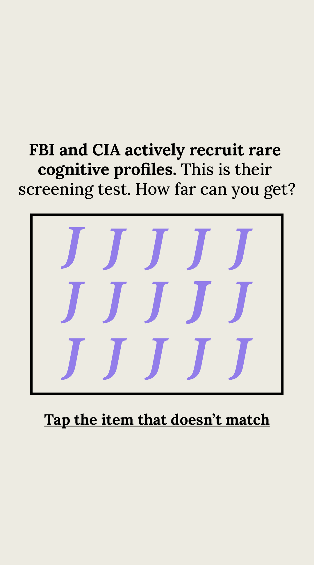 Brain Health Check Facebook ad