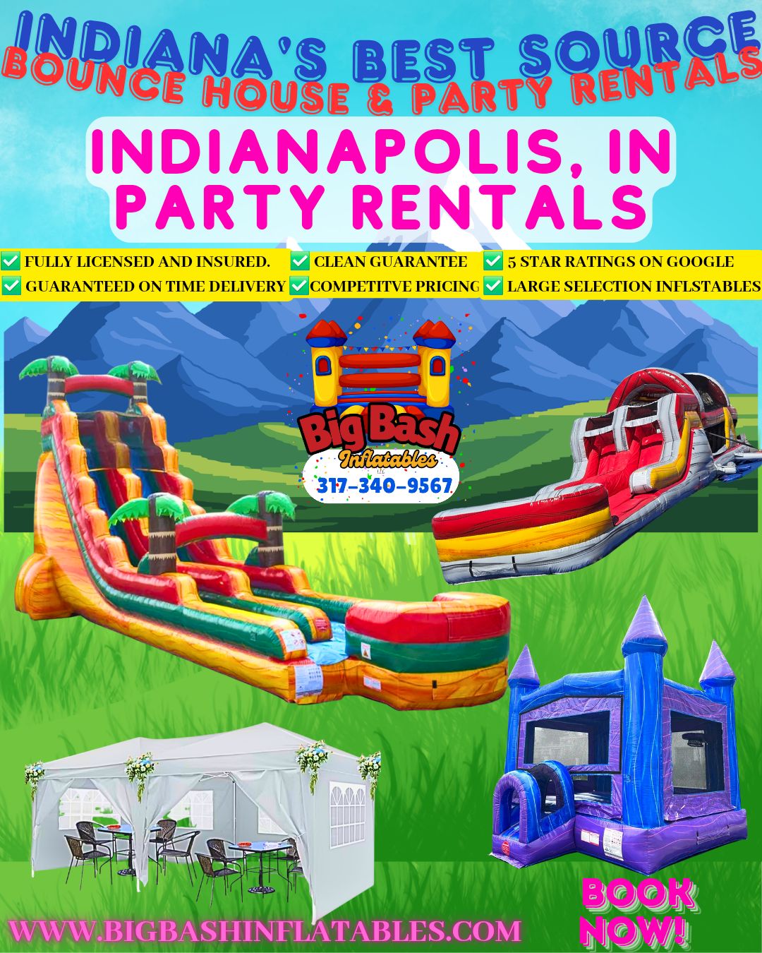 Big Bash Inflatables LLC Facebook ad
